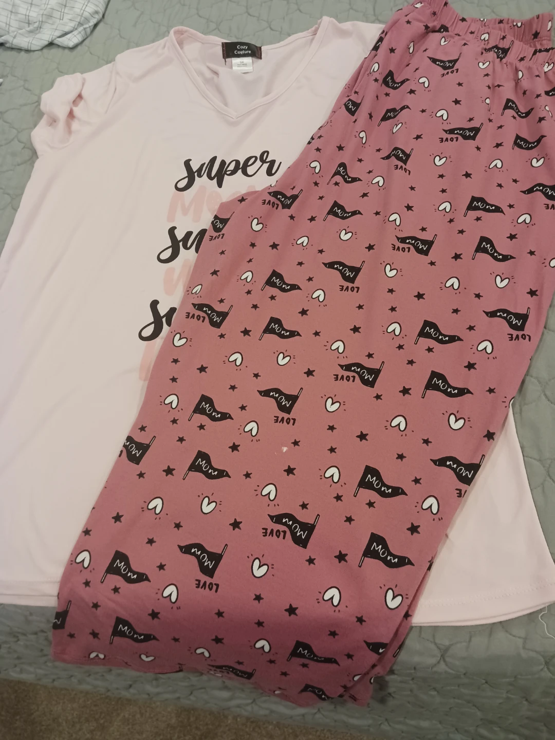 Cozy Couture Super Mom Pajama Set 3X