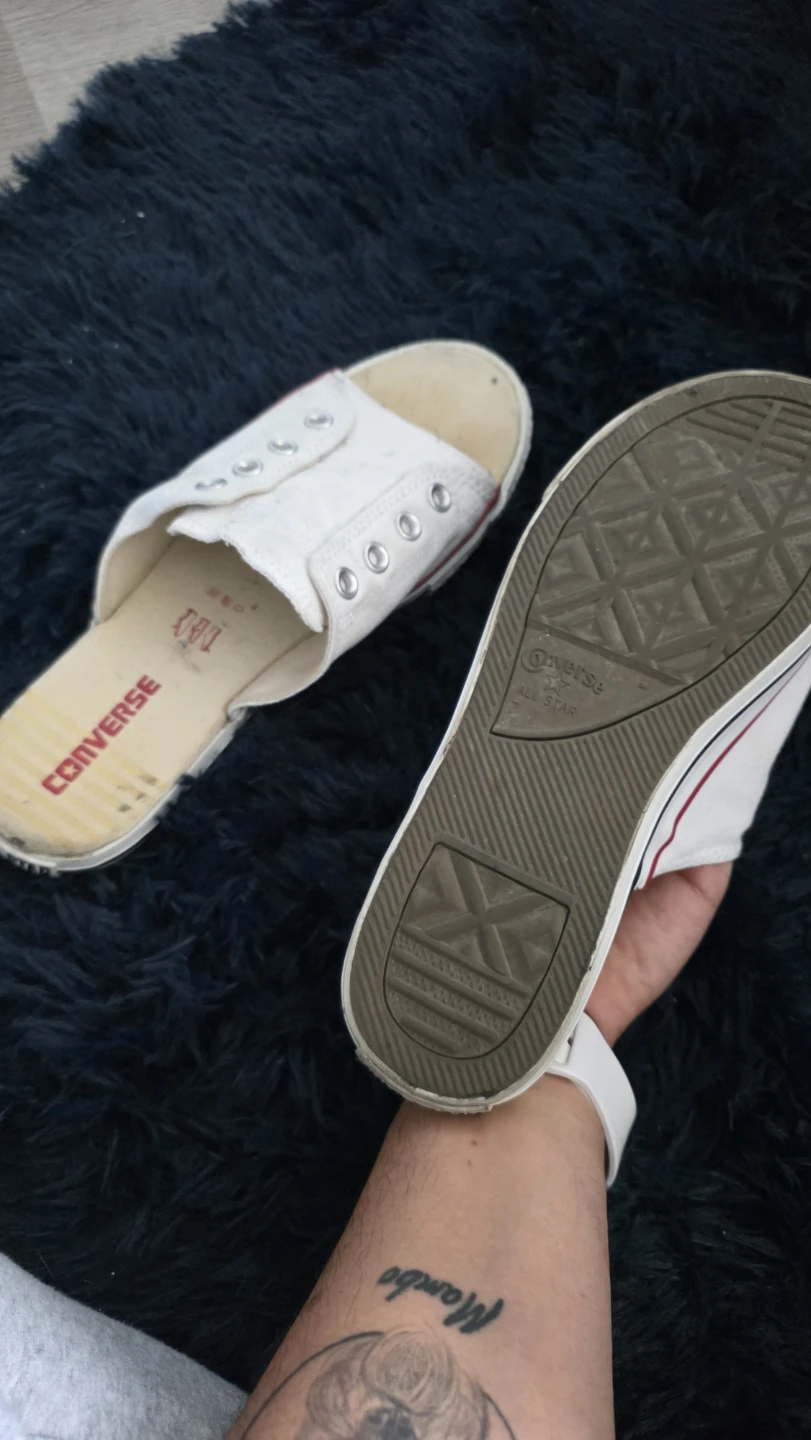 Converse All Star White Canvas Slide Sandals - photo 2