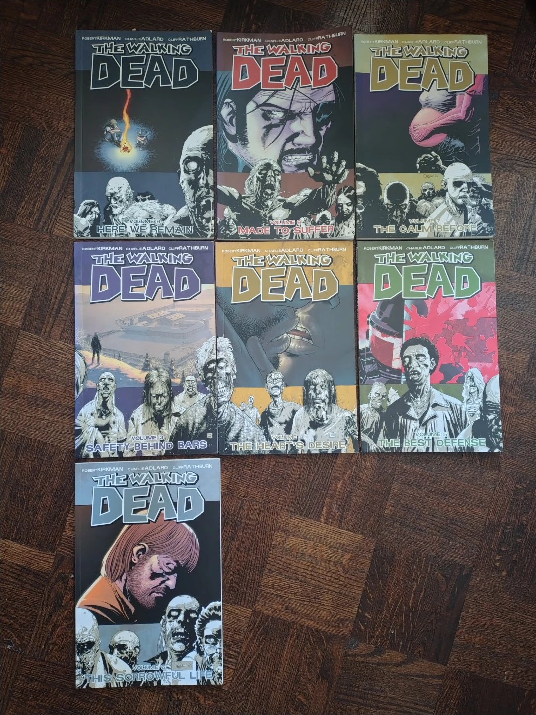 The Walking Dead Comic Books Volumes 1-7