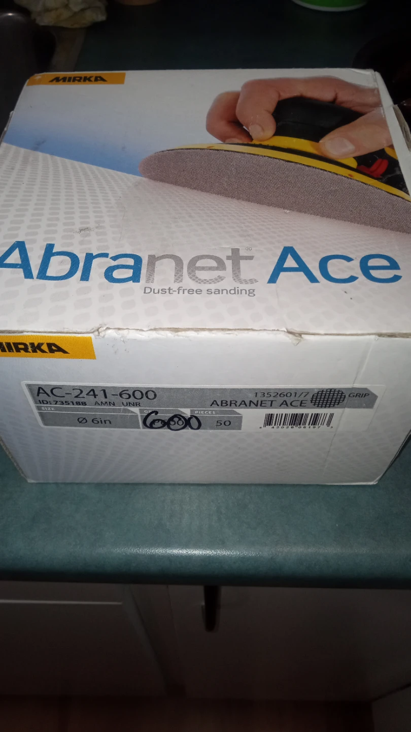 Mirka Abranet Ace 6" Grip Sanding Discs - 50 Grit