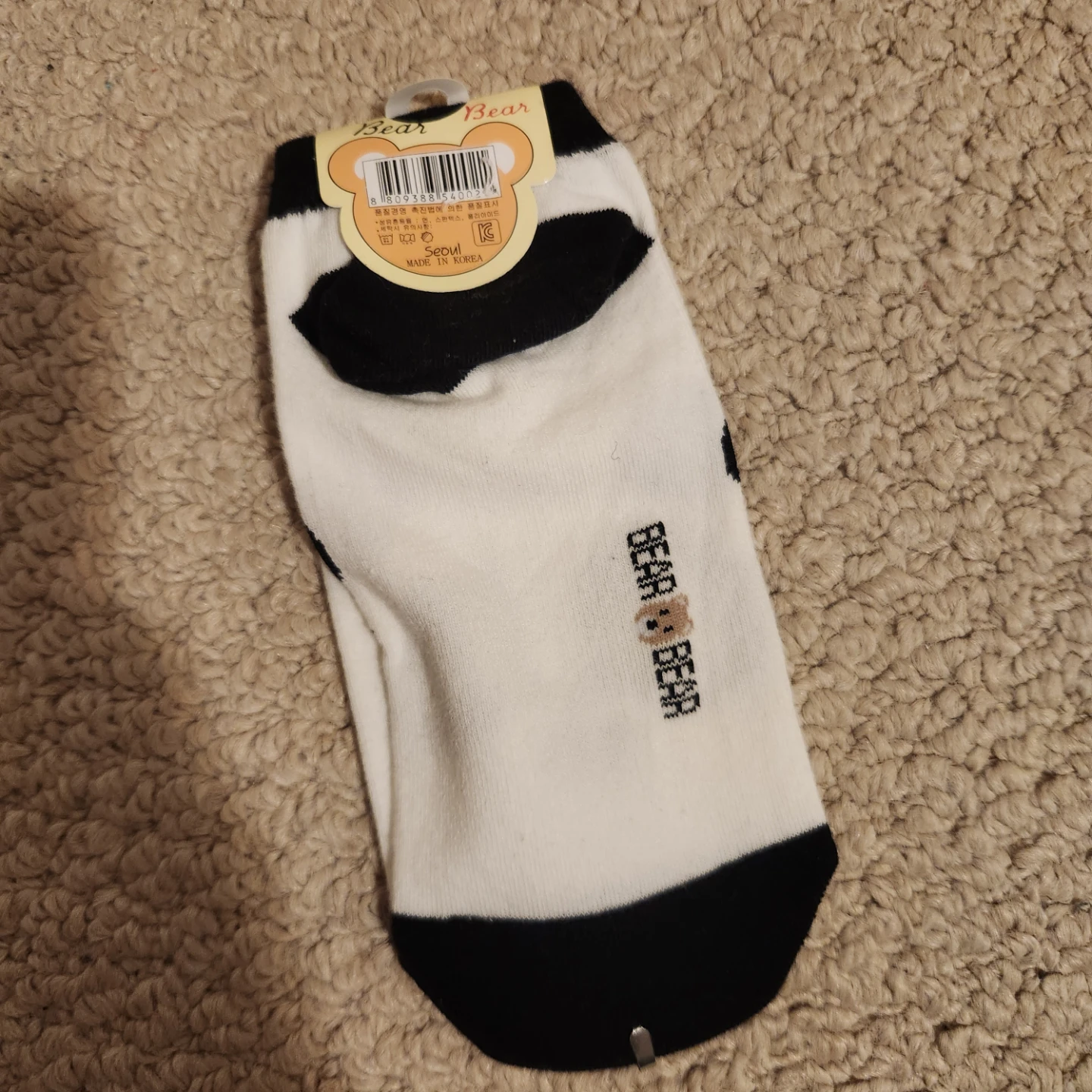 Bear Bear Panda Face Socks - photo 2