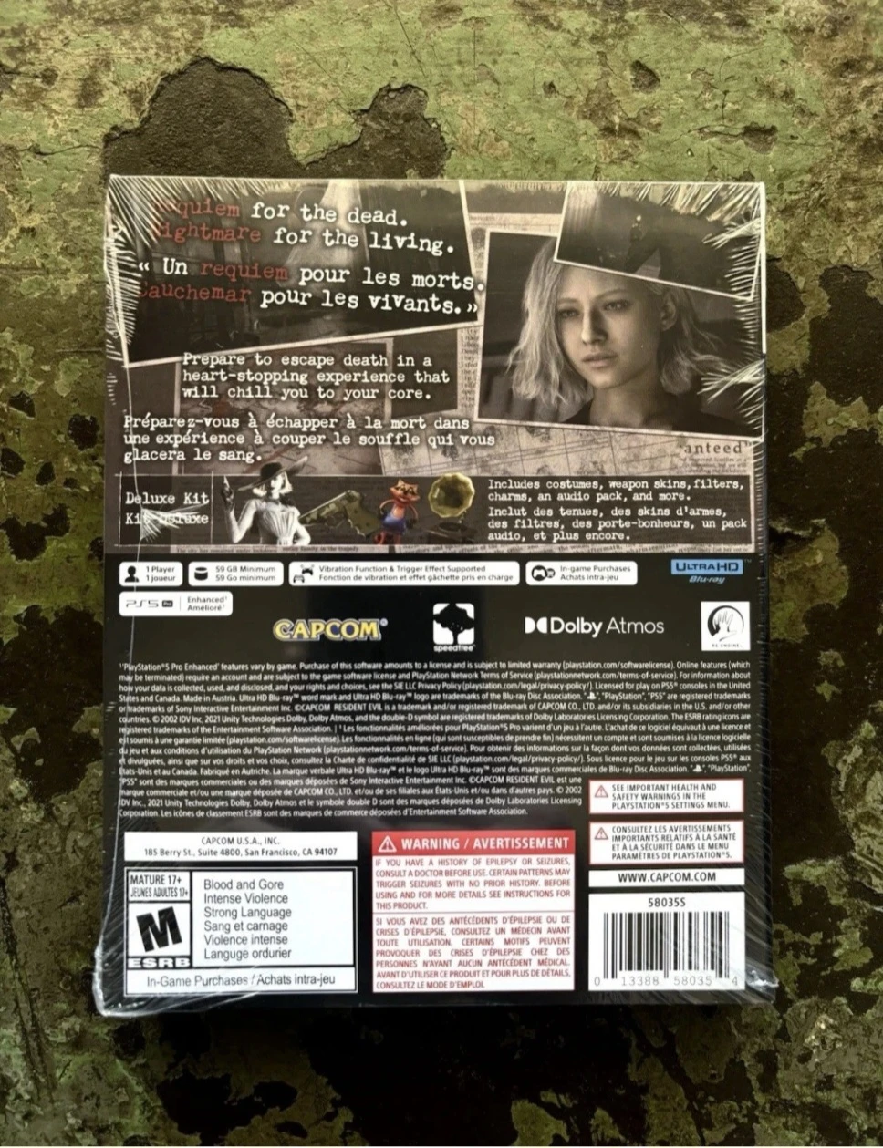 Resident Evil: Requiem Deluxe Edition PS5 Game Steelbook - photo 2