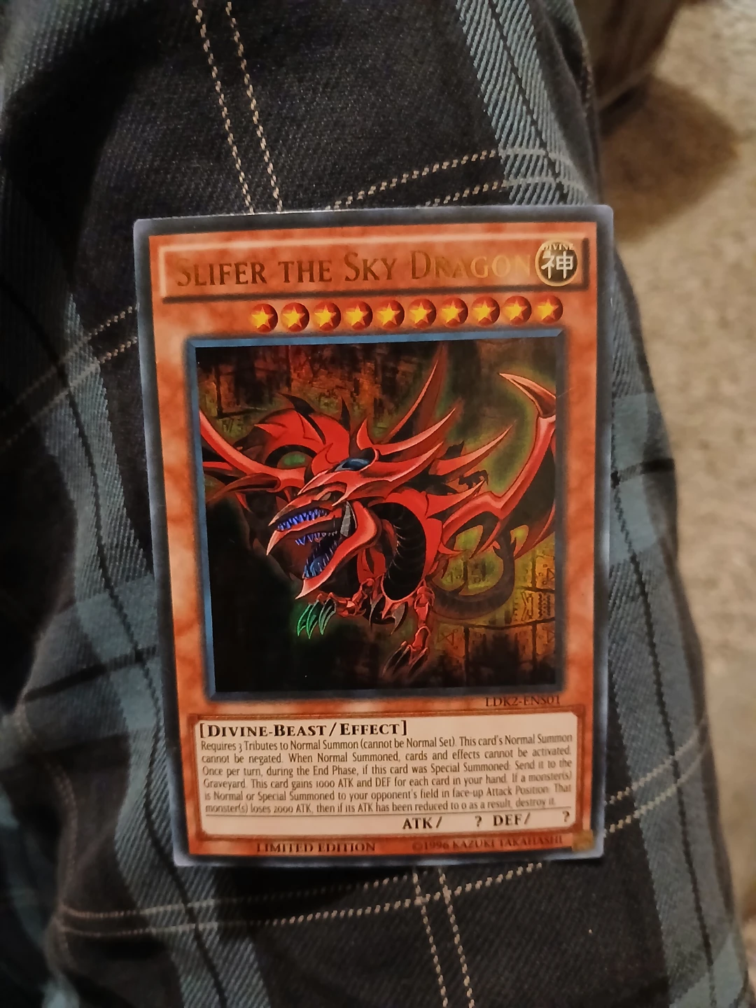Yu-Gi-Oh! Slifer the Sky Dragon Card LDKZ-EN501