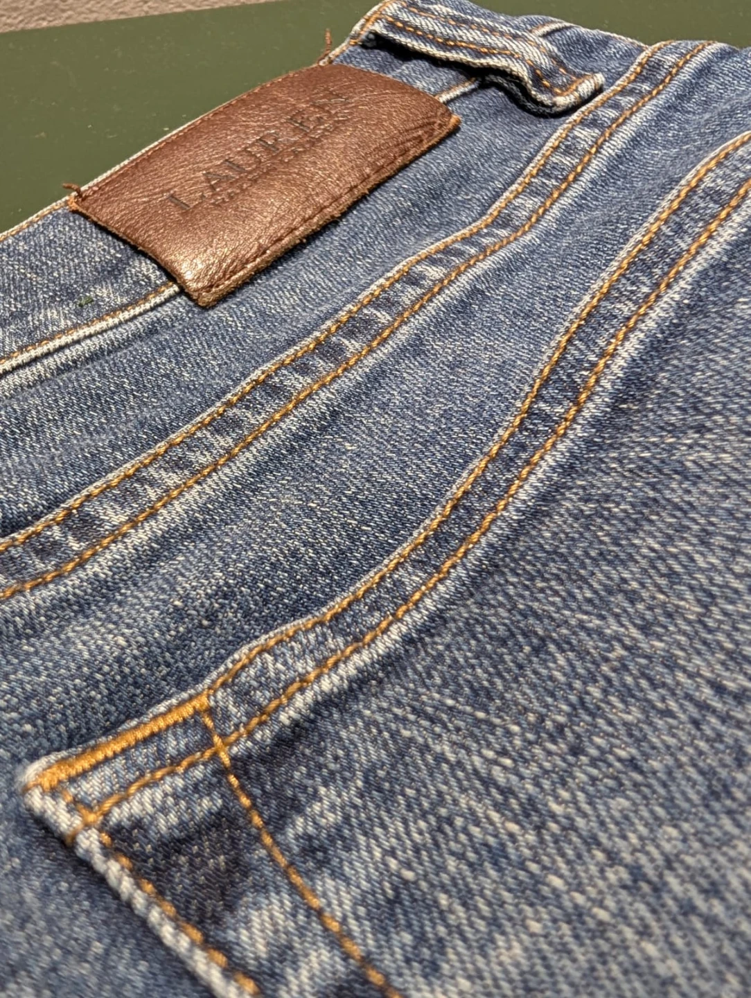 Ralph Lauren -Blue straight-fit women's jeans. Size 8 - photo 3