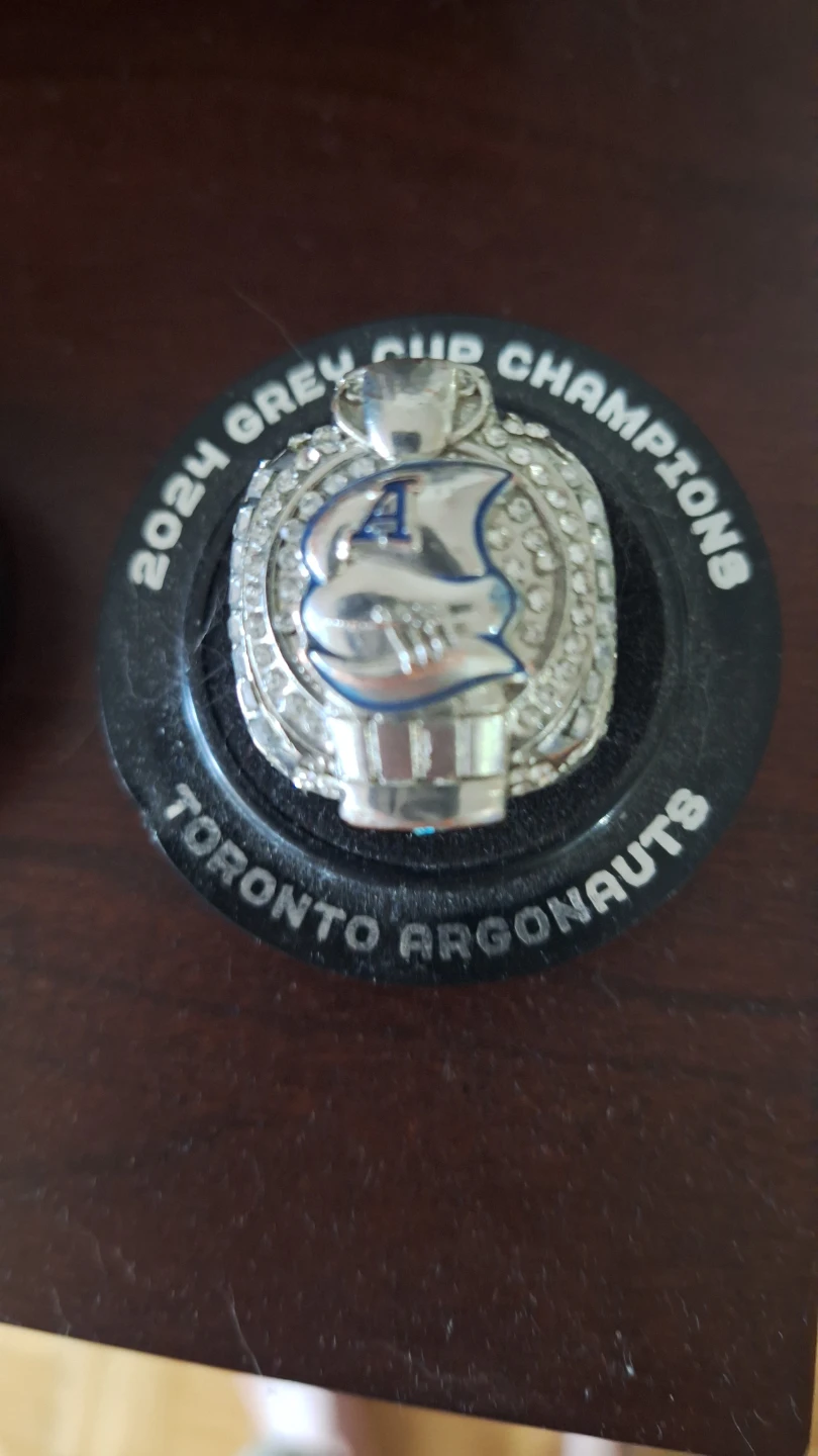 2024 Toronto Argonauts Grey Cup Champions Ring (Set of 2)