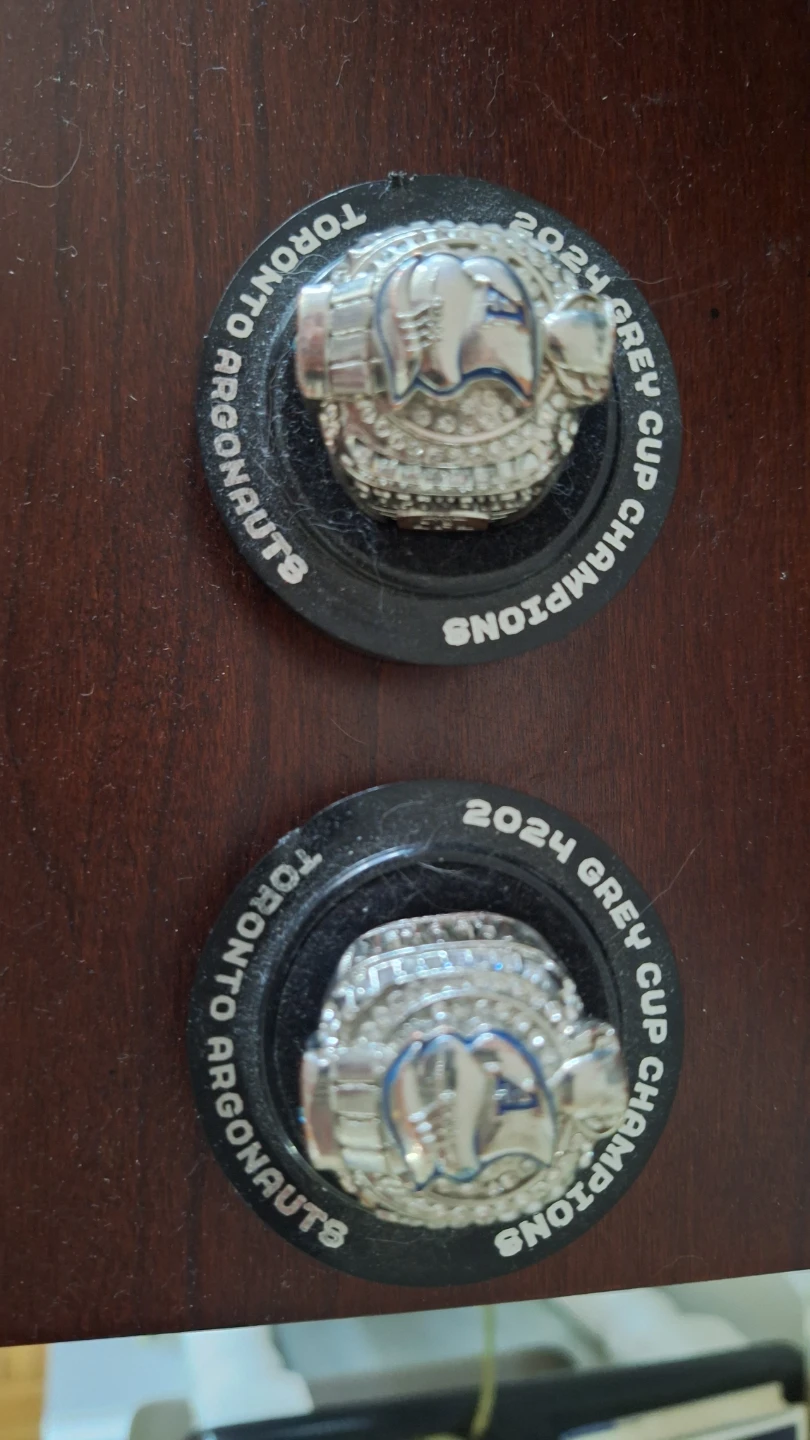 2024 Toronto Argonauts Grey Cup Champions Ring (Set of 2) - photo 2