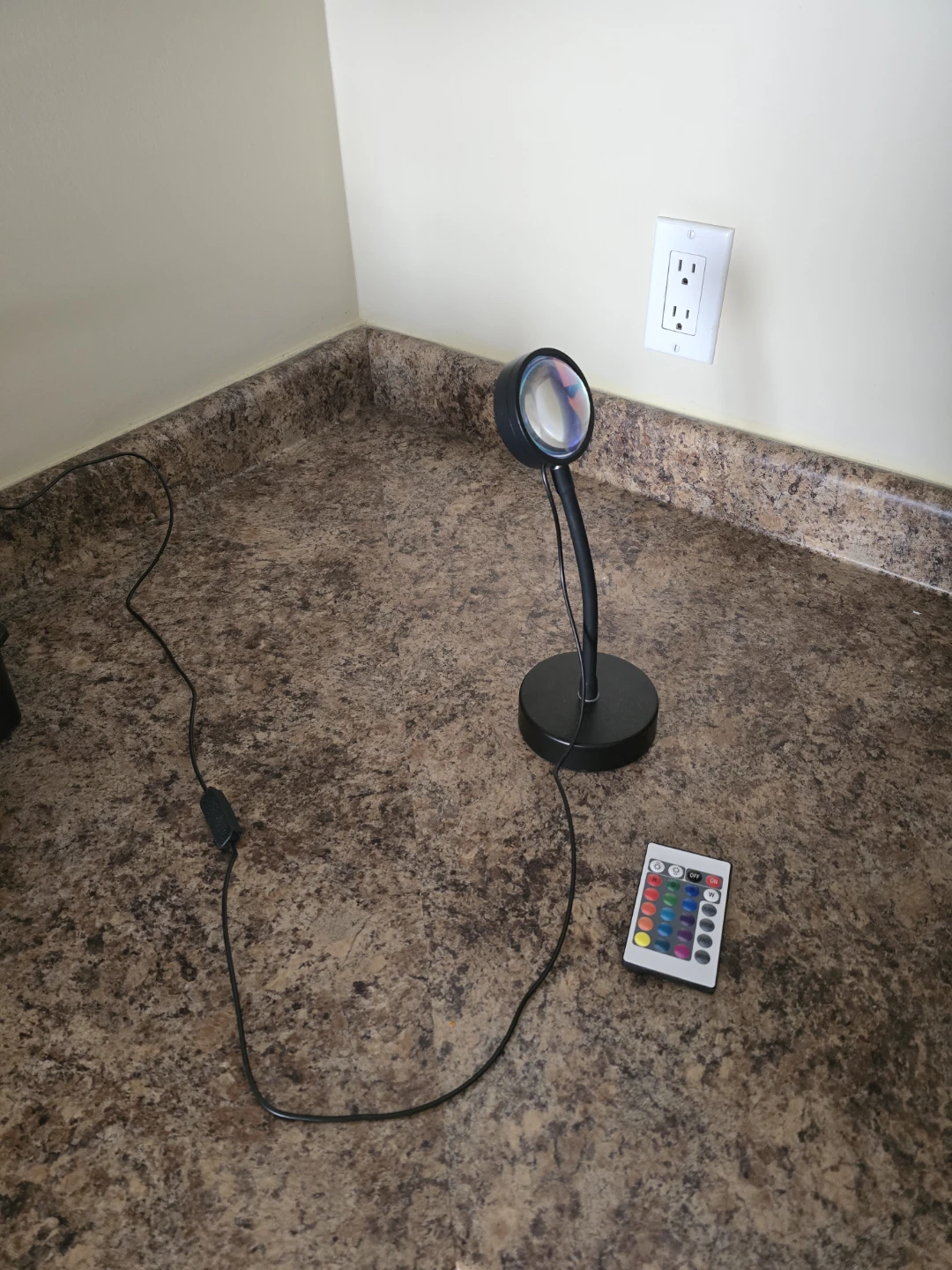 Adjustable Sunset Lamp with Remote