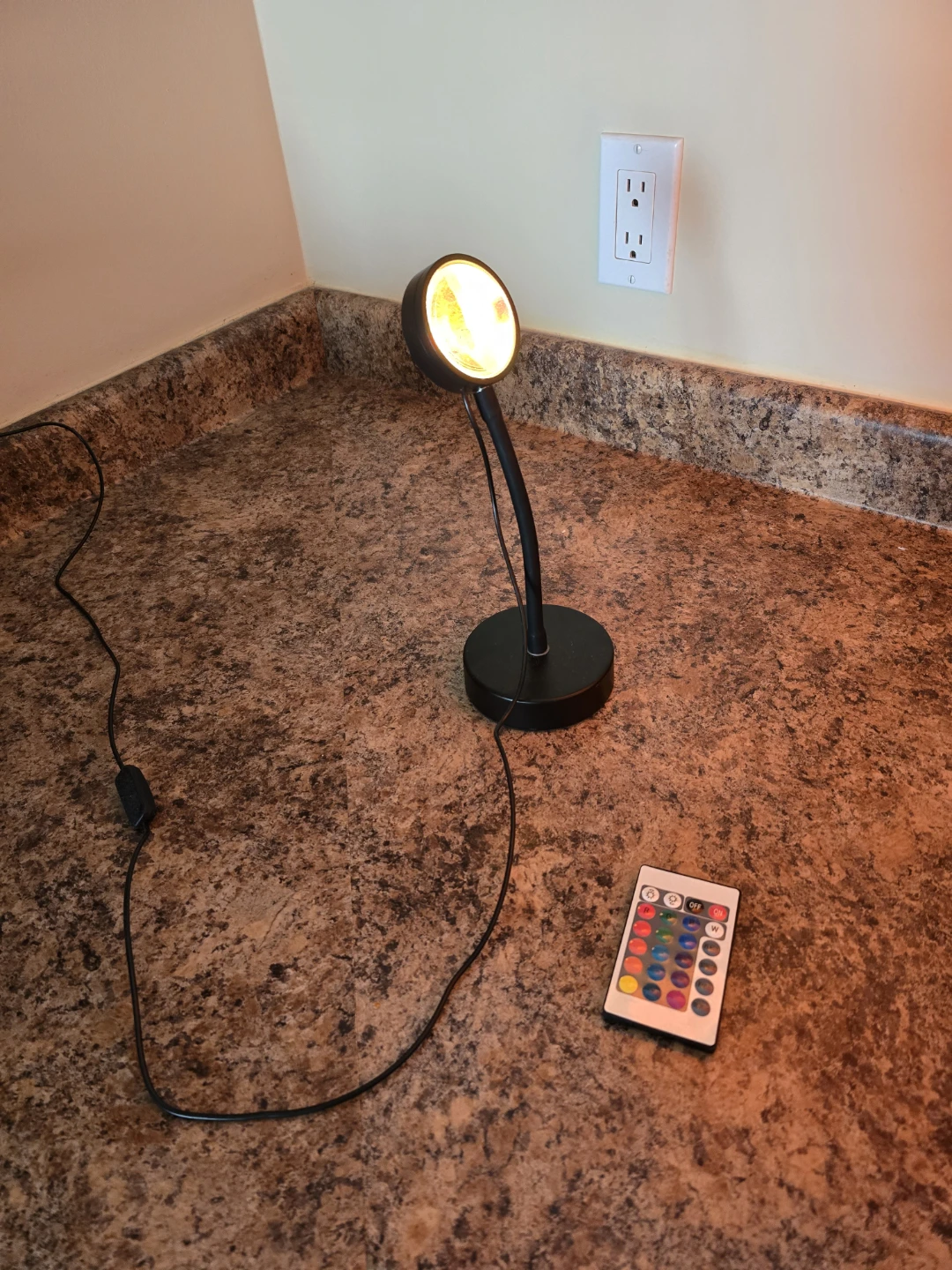 Adjustable Sunset Lamp with Remote - photo 2