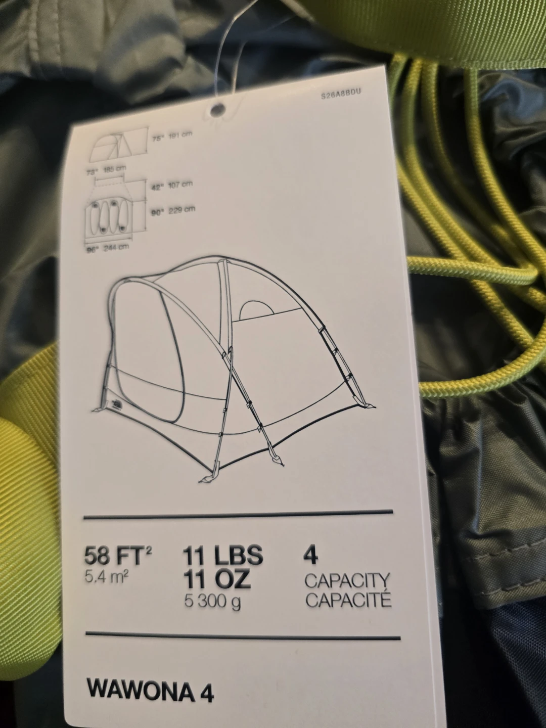 The North Face Wawona 4 Tent - photo 2