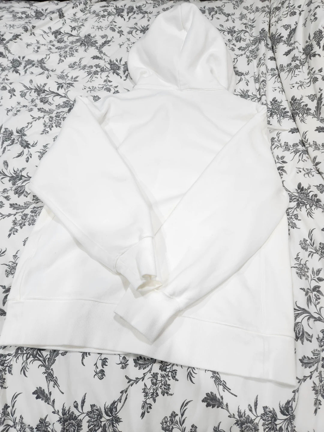 ARITZIA Cozy Sweatfleece Boyfriend Zip Hoodie - White - XS - photo 3