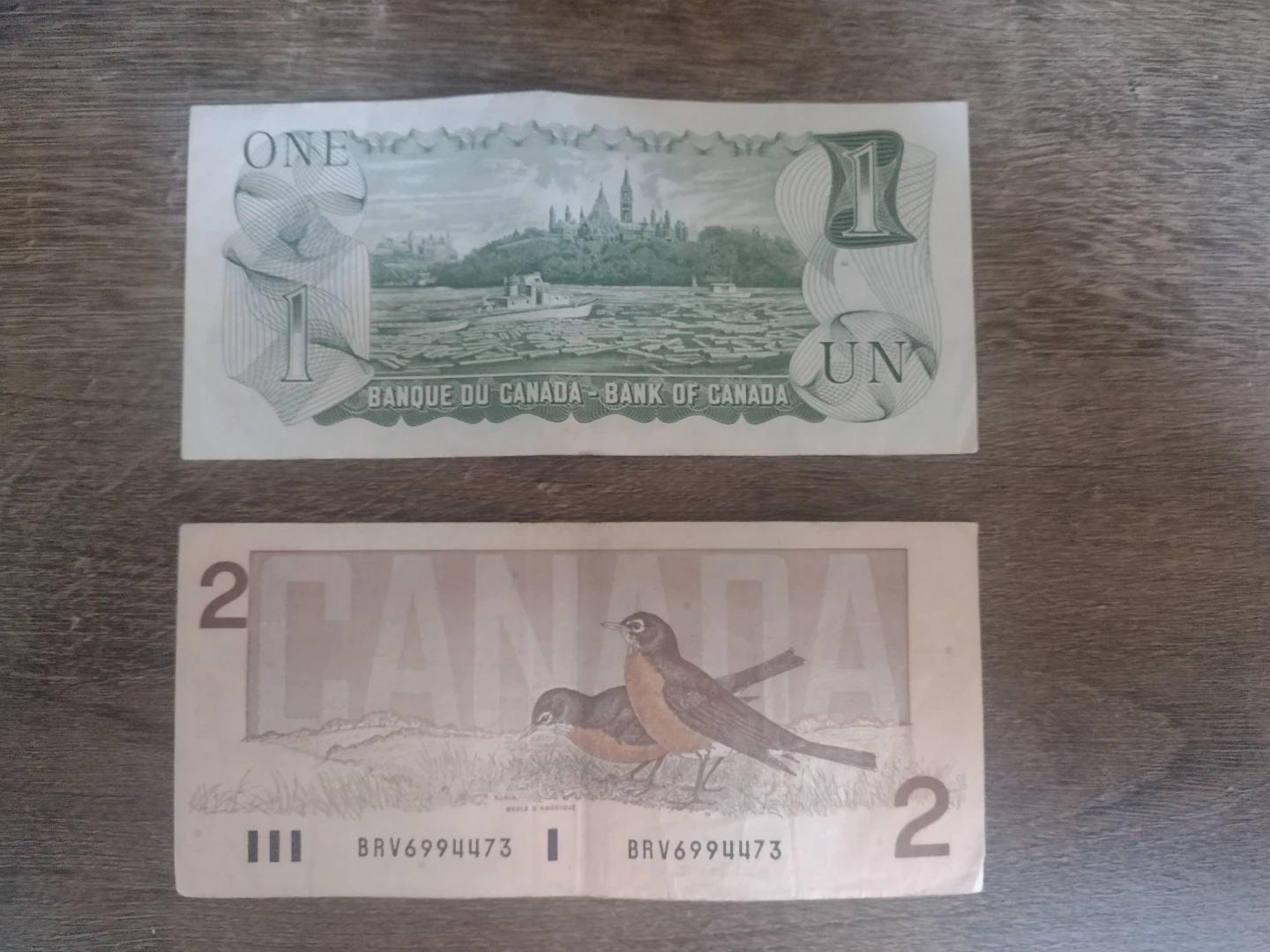 Canadian $1 and $2 Banknotes - photo 2