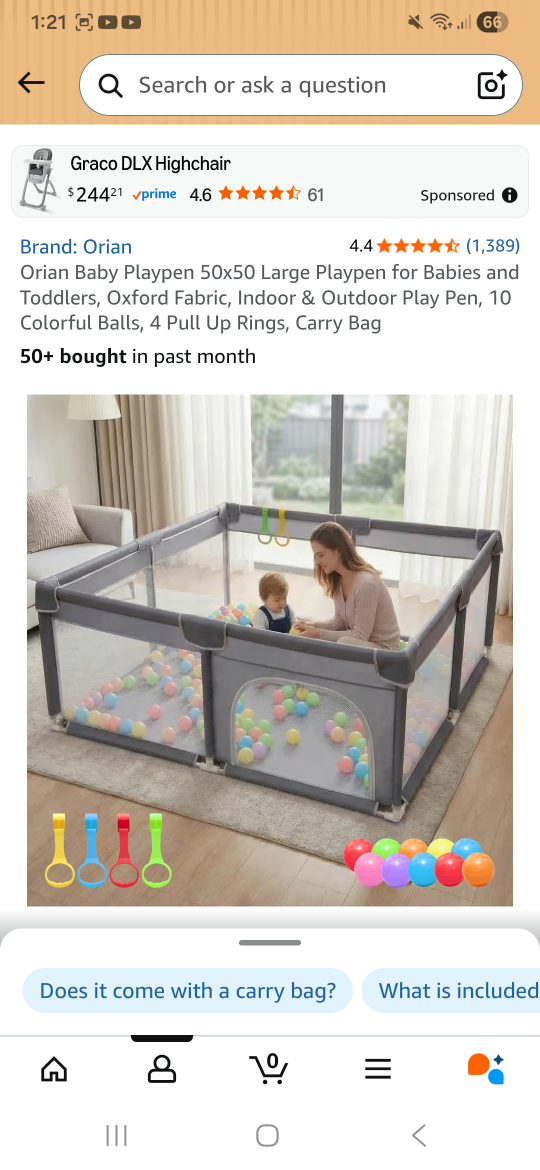 Orian Baby Playpen 50x50