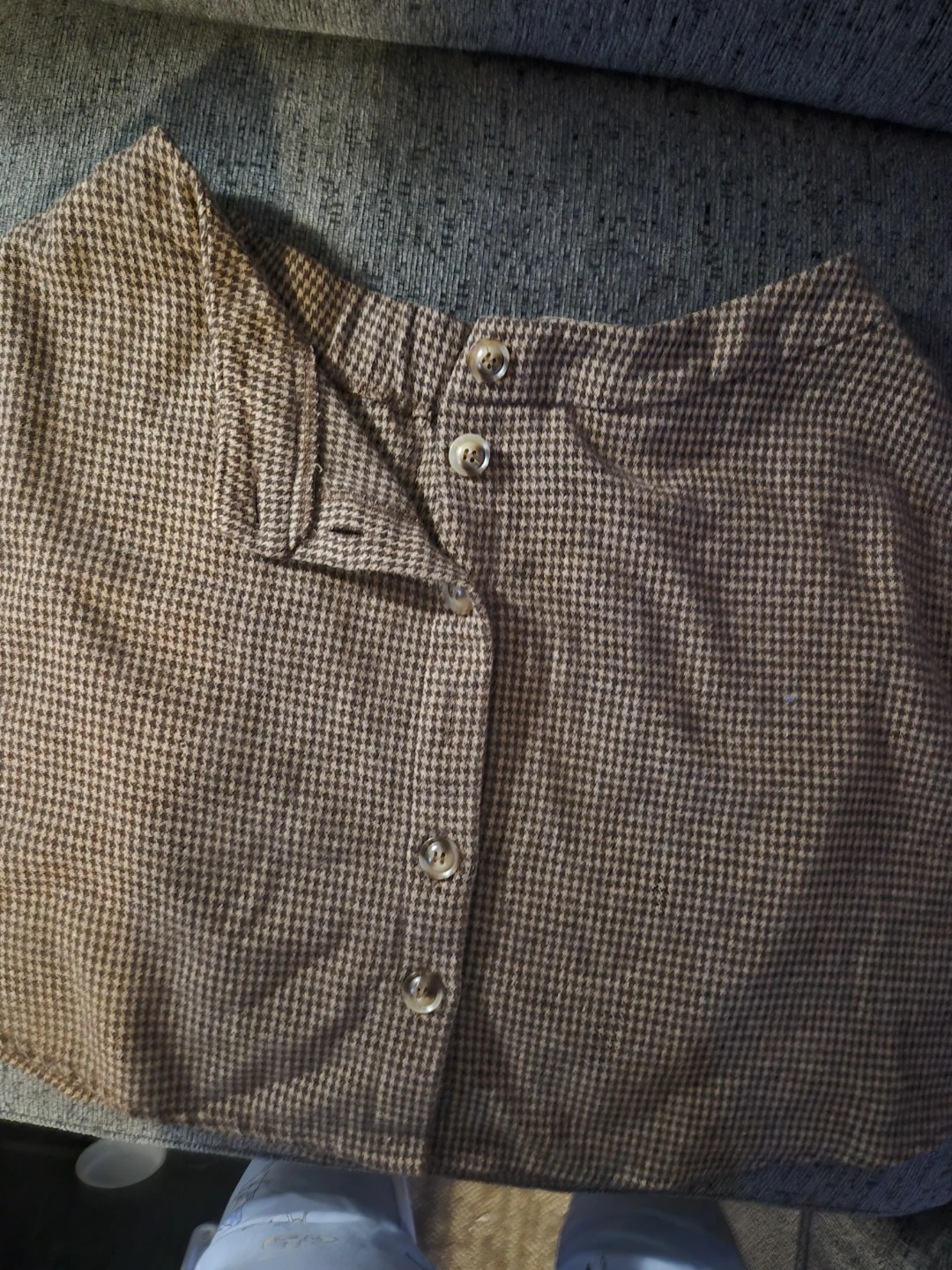 Houndstooth Pattern Skirt - Size XL - photo 2