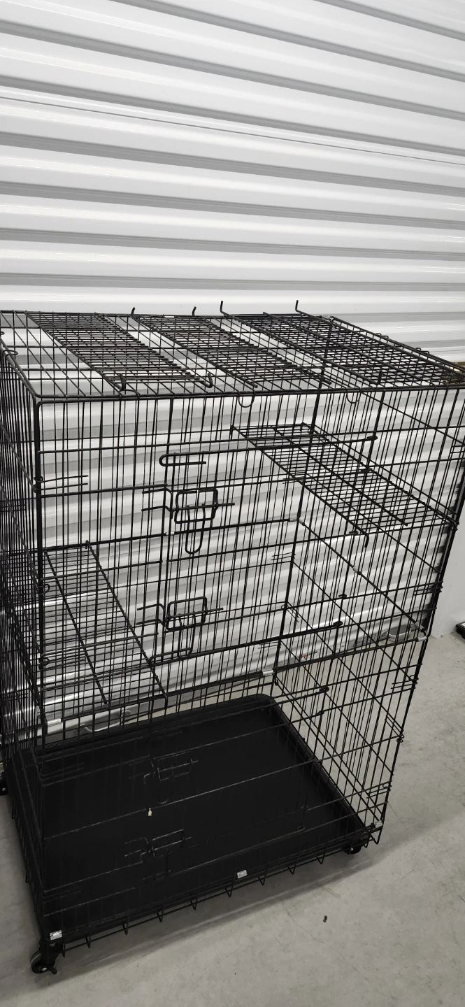 Small animal cage with wheels 32*22*49"WDH