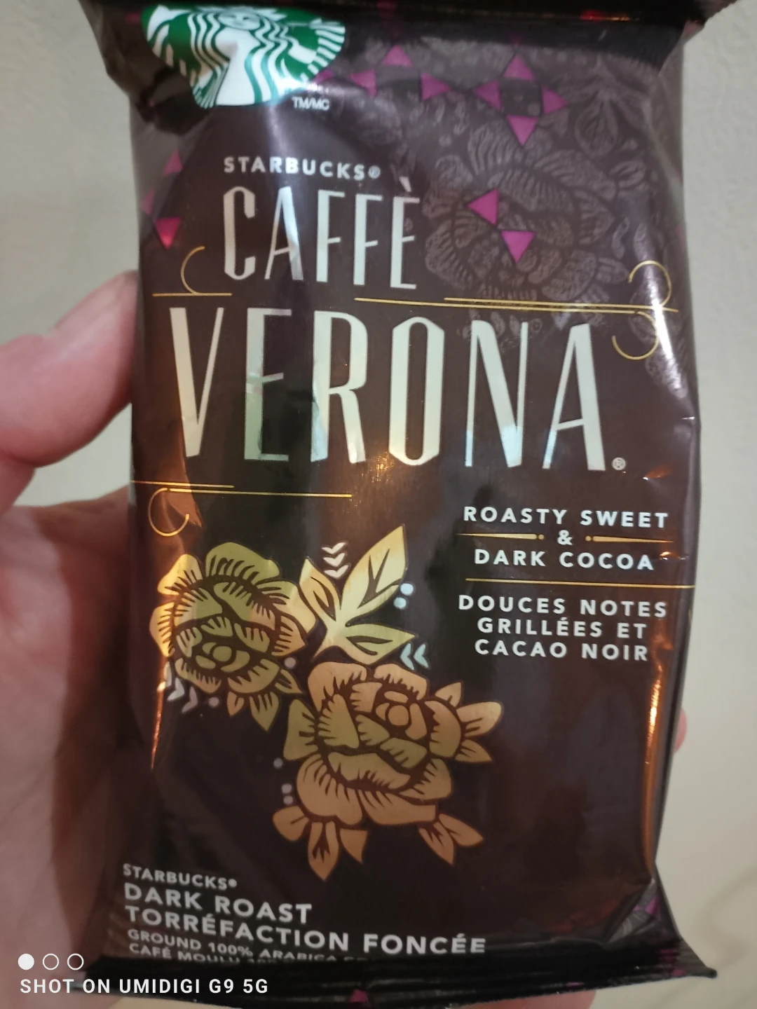 Starbucks Caffe Verona Dark Roast Ground Coffee