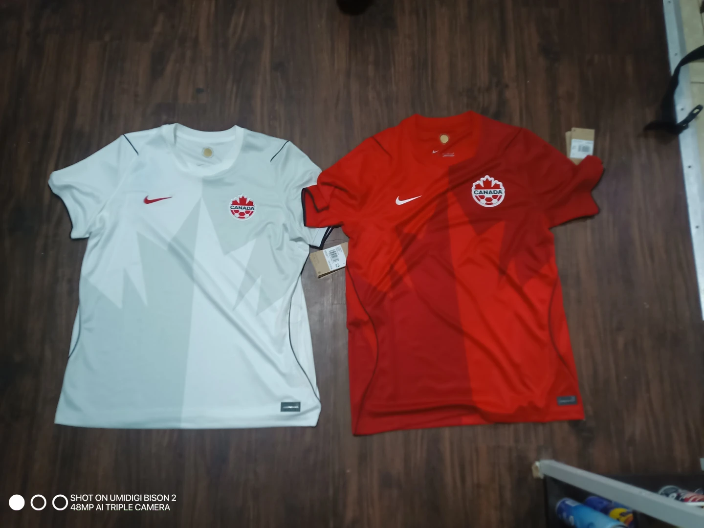 Nike Canada Soccer Jerseys (2 Sizes)