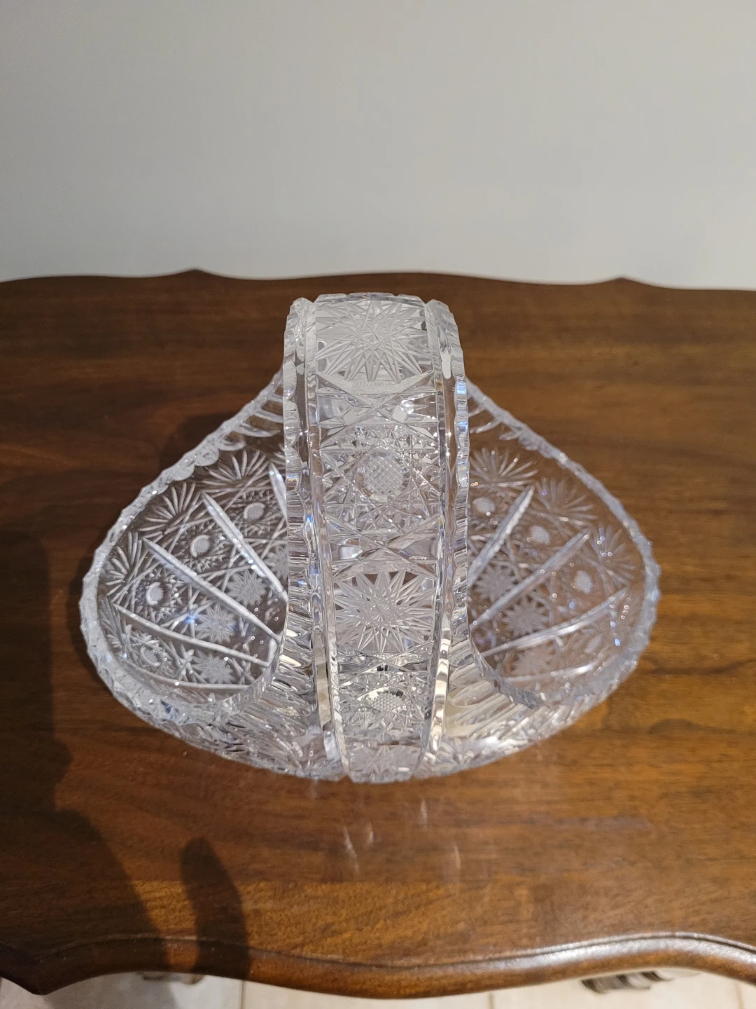 Vintage bohemian queen lace hand cut basket - photo 3
