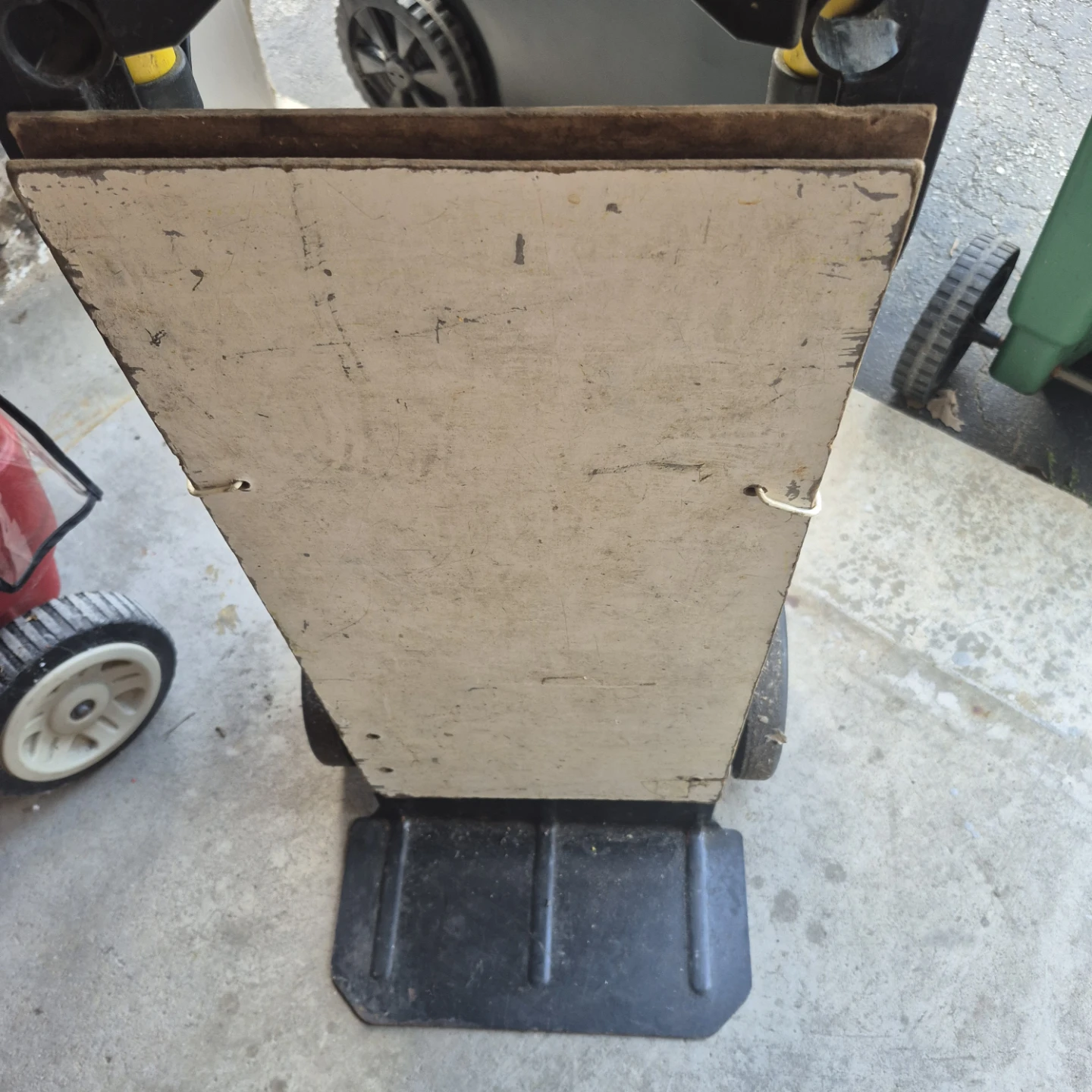 Hand Truck with Wood Panel