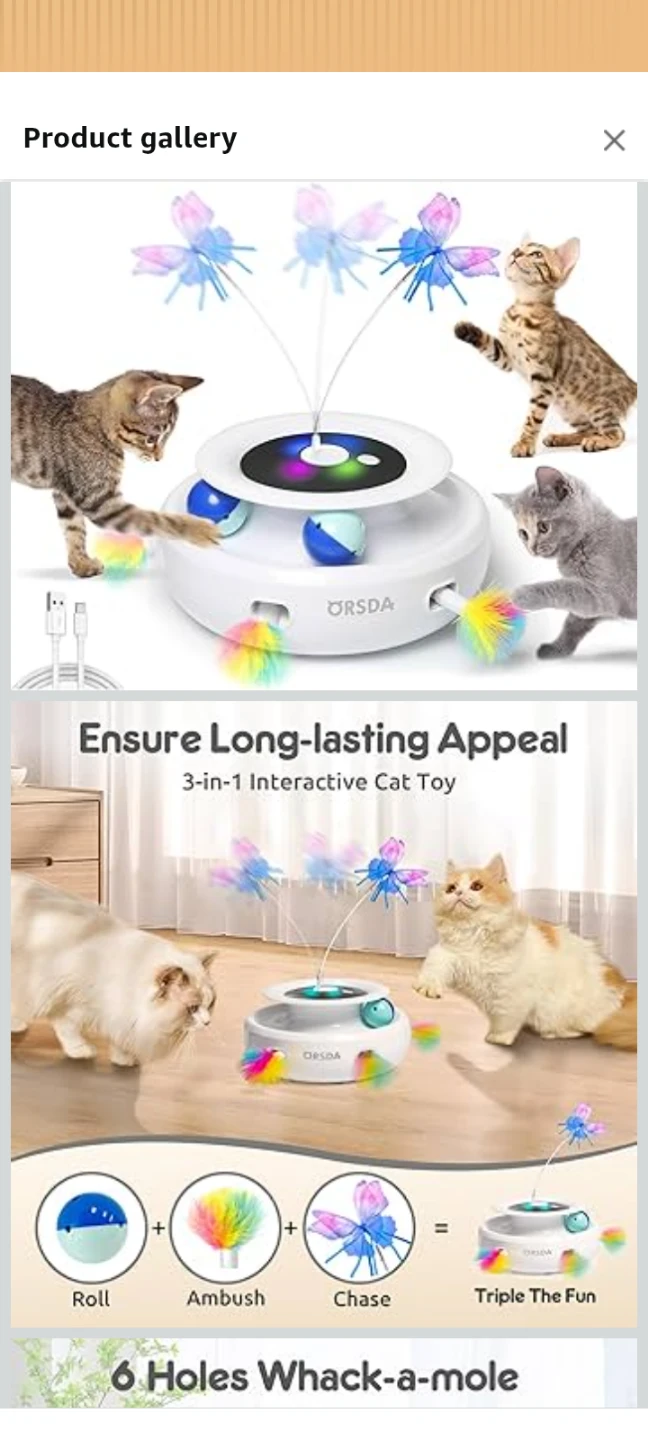 ORSDA Interactive Cat Toy