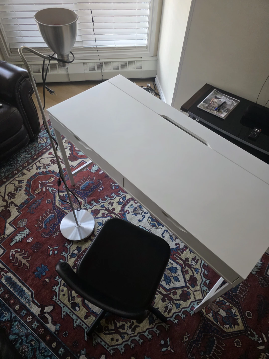 IKEA Desk, Chair, and Light. - photo 4