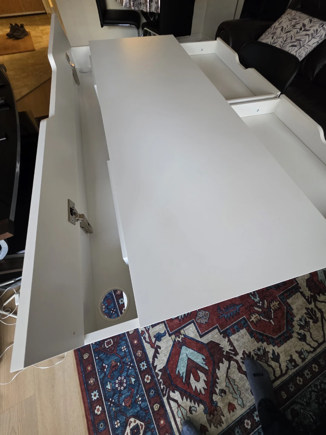 IKEA Desk, Chair, and Light. - photo 5