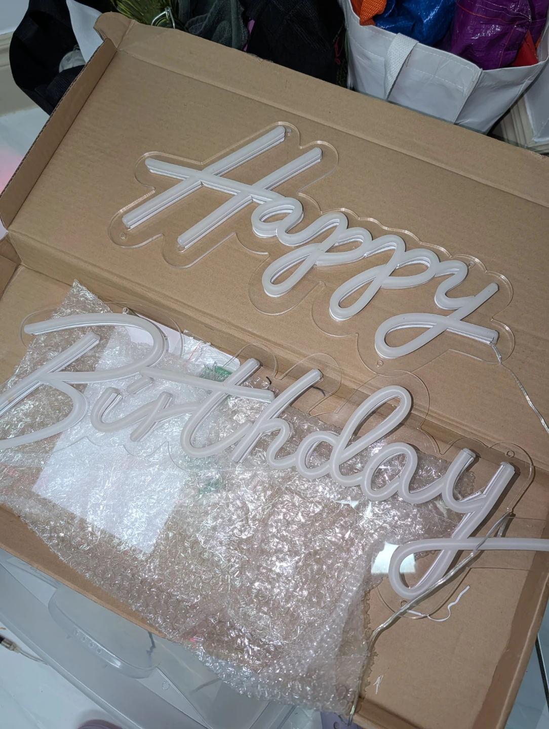 Happy Birthday Neon Sign Light - photo 2