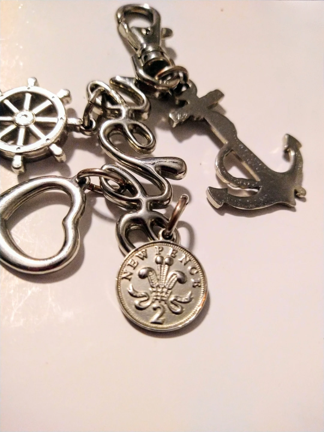Vintage Y2K bebe branded nautical-themed bag charm - photo 4