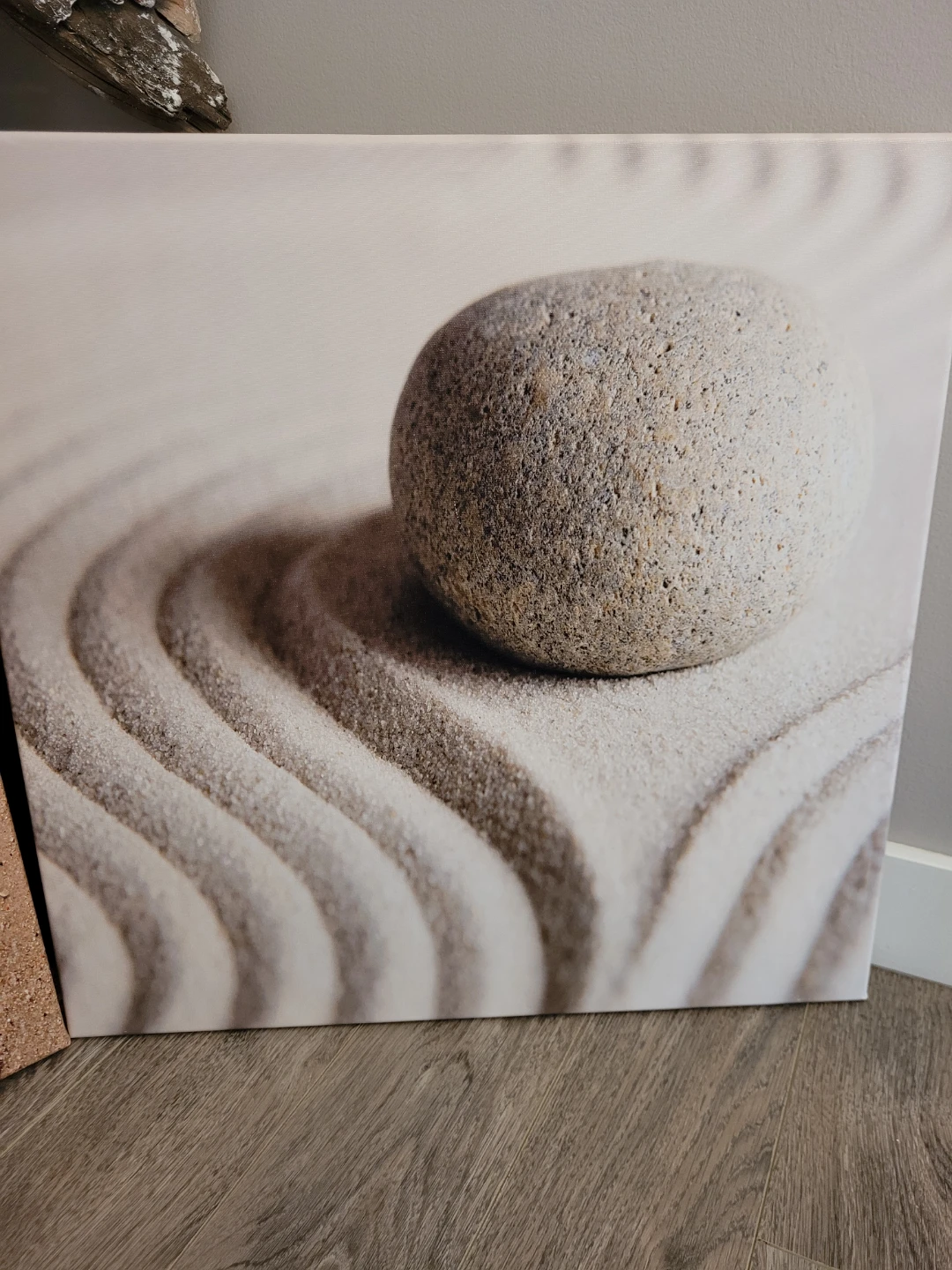 Beach and Zen Garden Canvas Prints (Set of 2) - photo 2