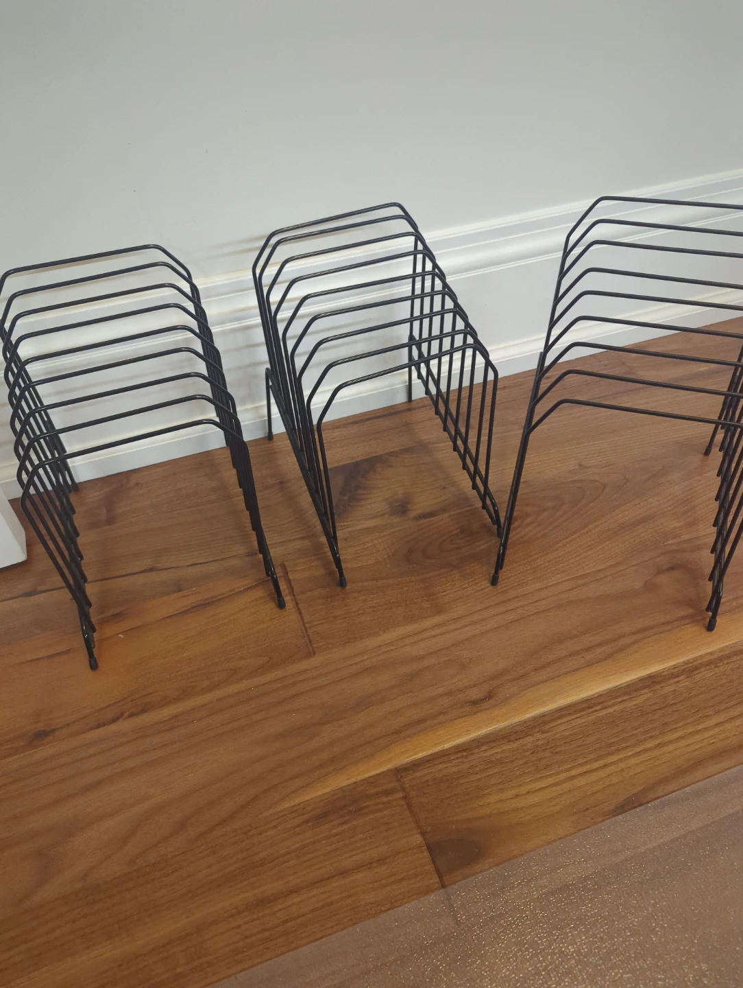 3 Black Wire Magazine/File Holders
