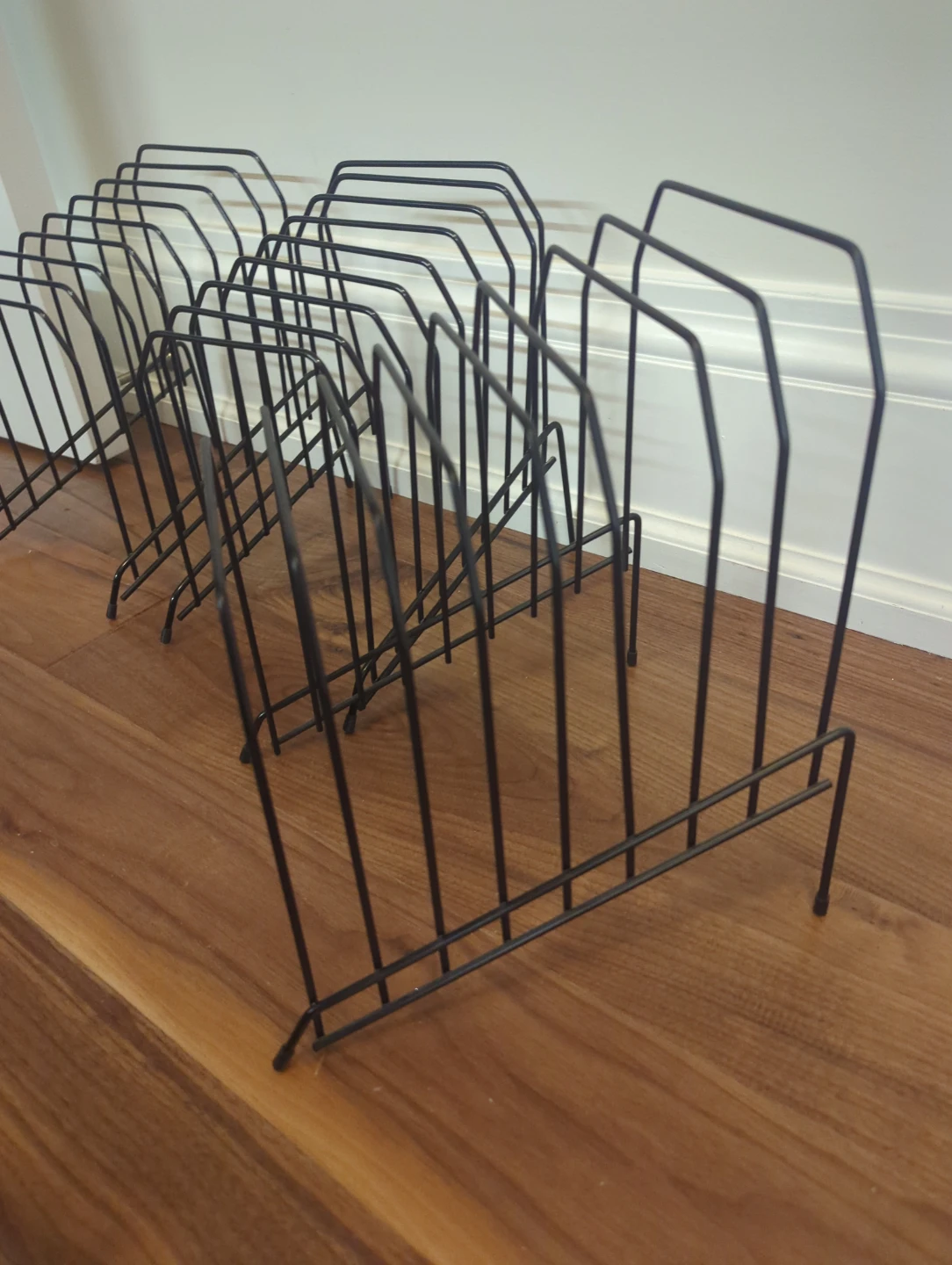 3 Black Wire Magazine/File Holders - photo 2