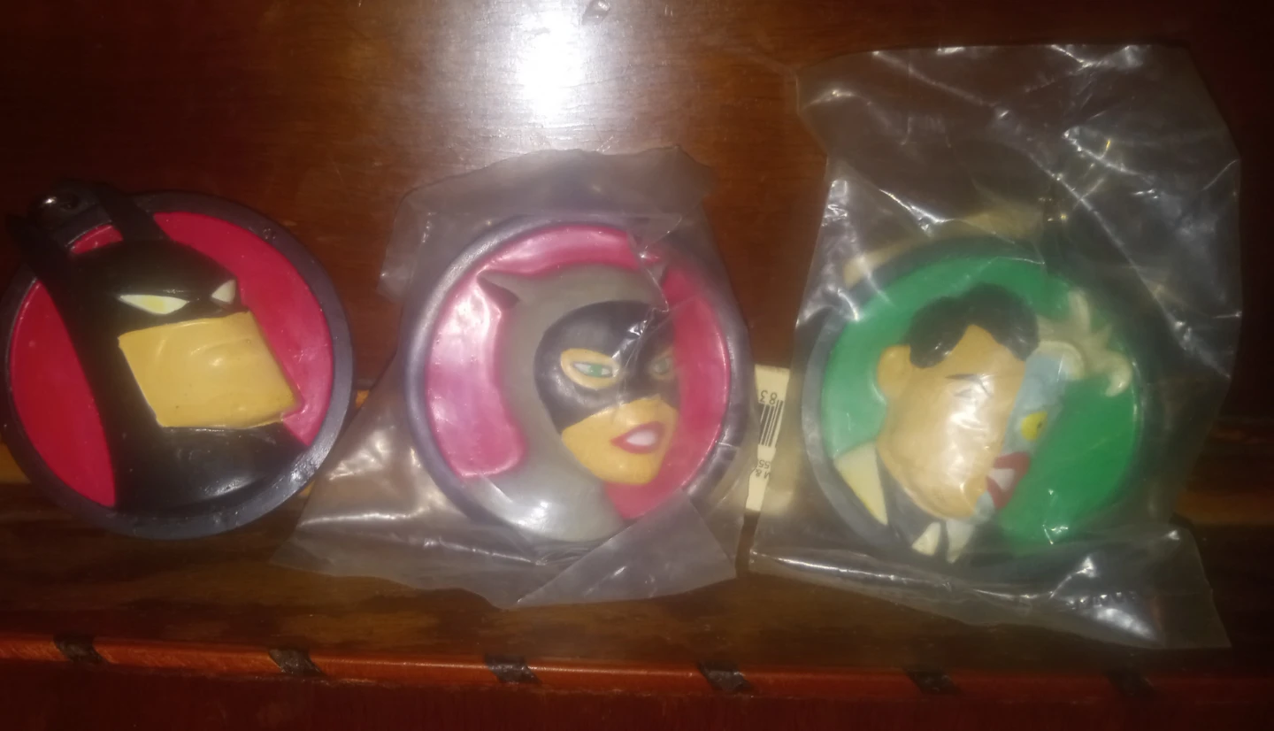 Set of 3 Batman Character Collectible Key Chains