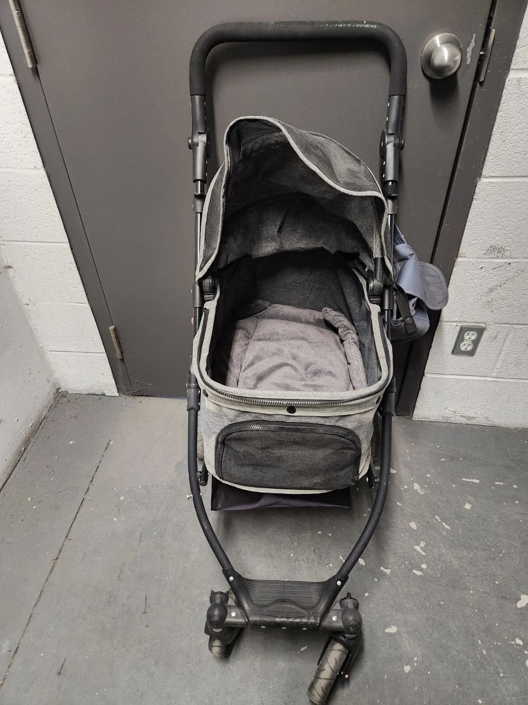 Grey Pet Stroller