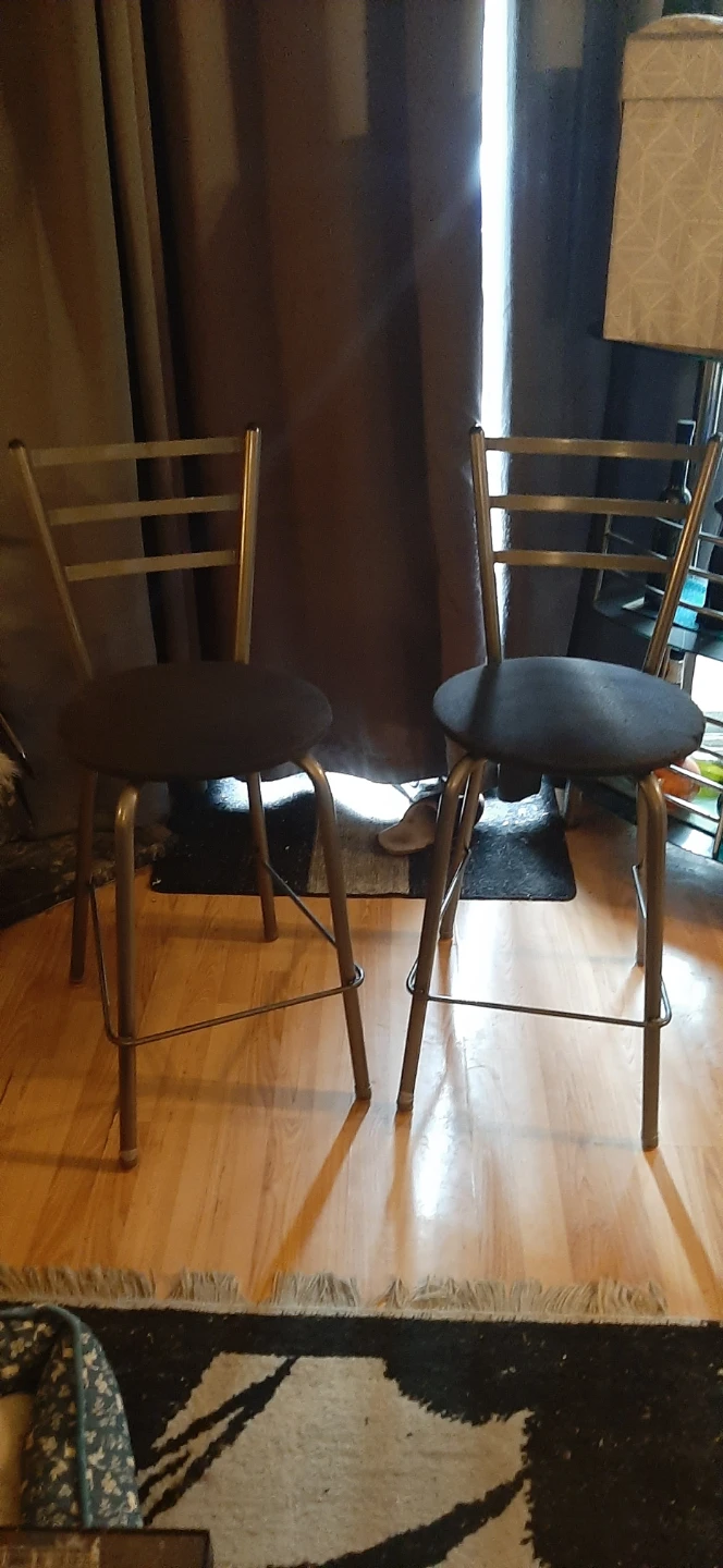 Pair Of Nordesign Counter Height Stools
