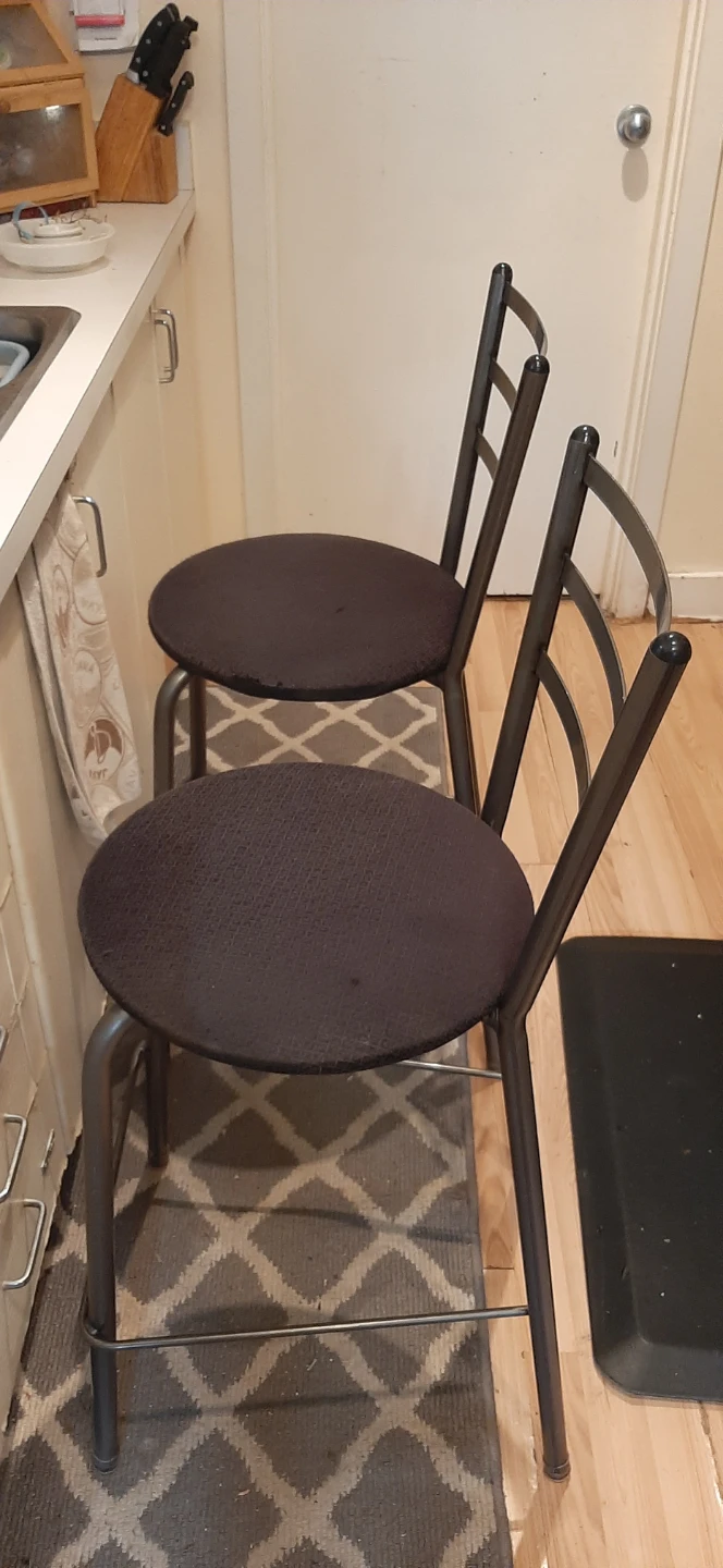 Pair Of Nordesign Counter Height Stools - photo 2