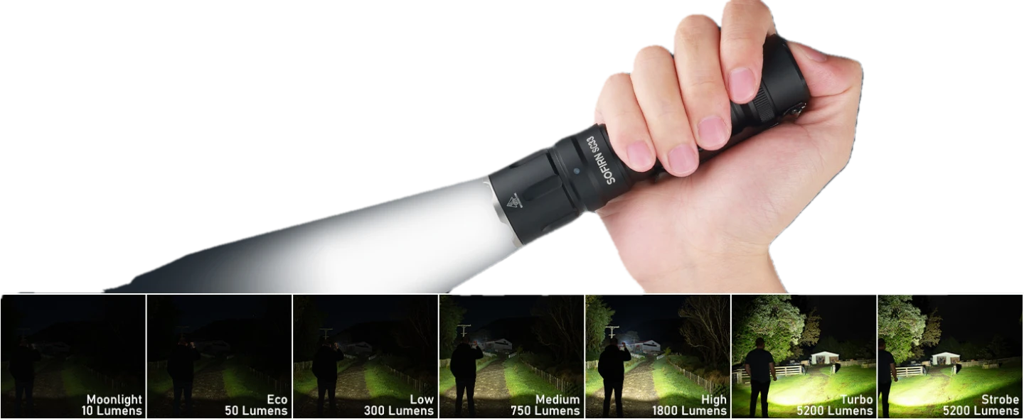Sofirn SC33 Flashlight - 5200 Lumens Max - photo 4