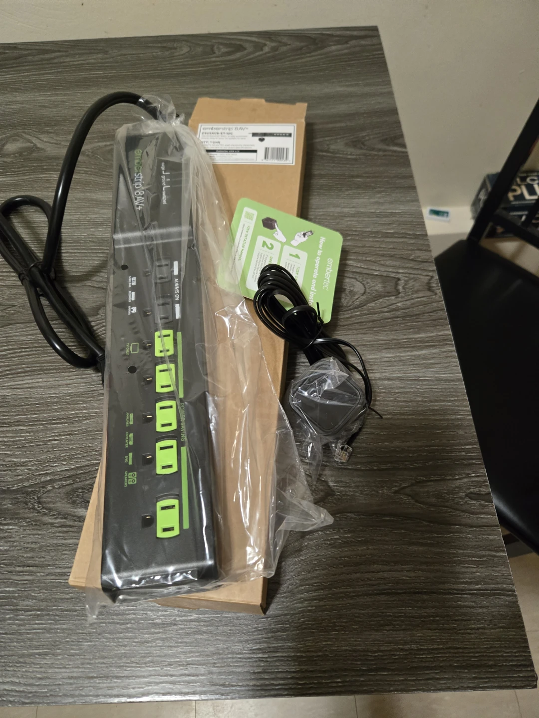 Emberstrip 8AV+ ESUSAV8-ET-10C Power Strip