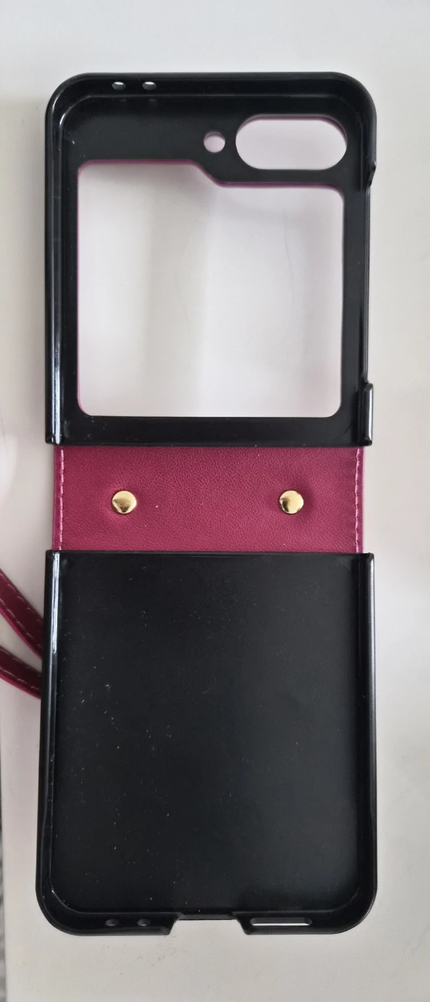Samsung Zflip6  Wallet Phone Case with Card Slots - Magenta - photo 3