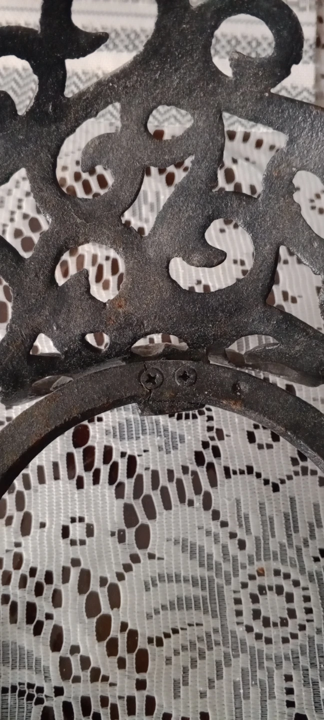 Ornate Metal Cast iron Holder Stand - photo 4