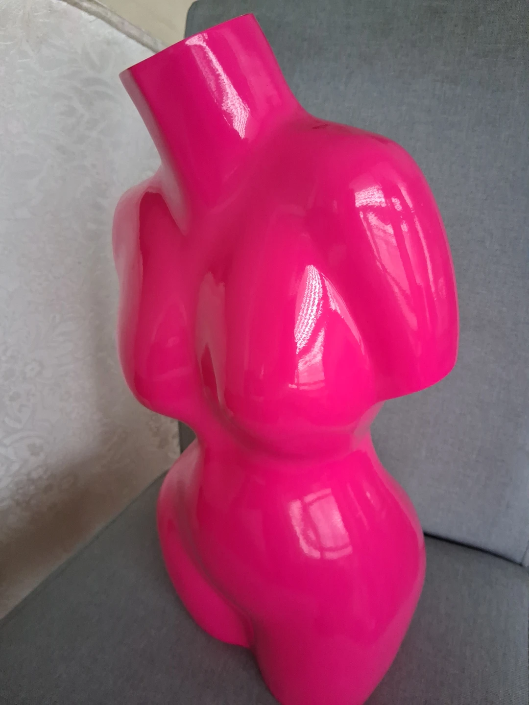 Bright Fuscia Pink Female Mannequin Torso Display - photo 2