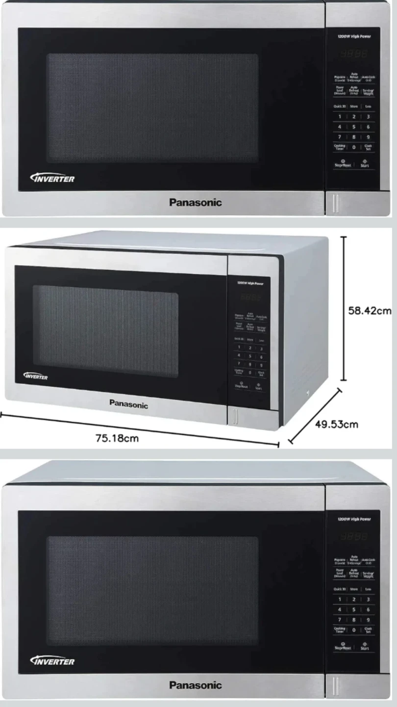 Panasonic NN-SC678S Microwave Oven - 1.3 cu. ft. / 1200W