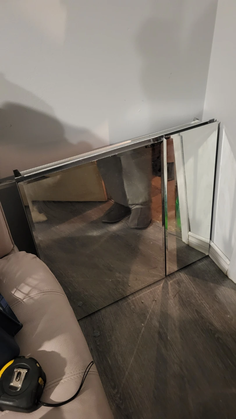 Mirrored Medicine Cabinet with Shelves - photo 2