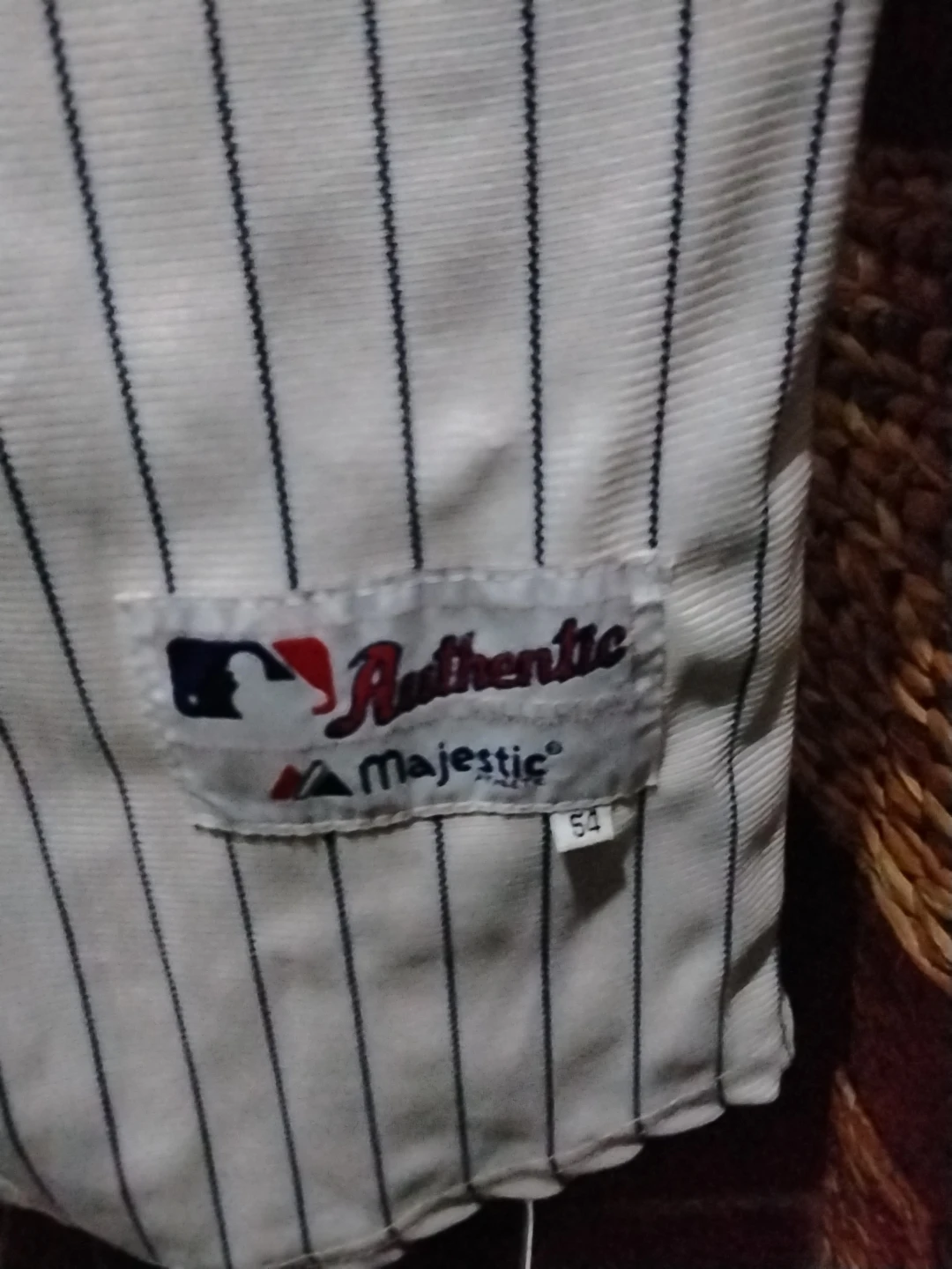 Majestic New York Yankees Authentic Baseball Jersey Size 54 - photo 2
