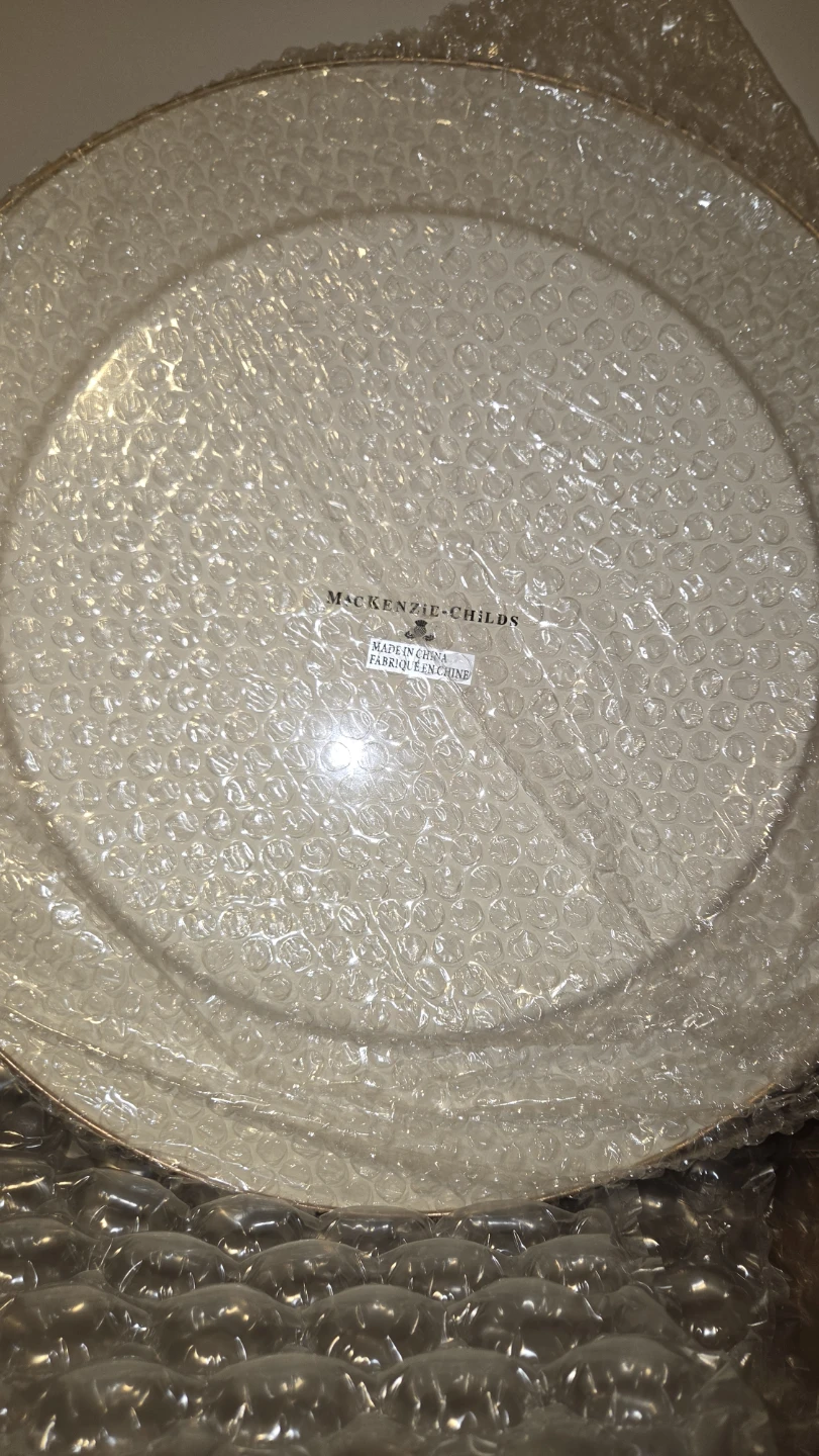 Mackenzie-Childs Courtly Check Charger Plate - photo 3