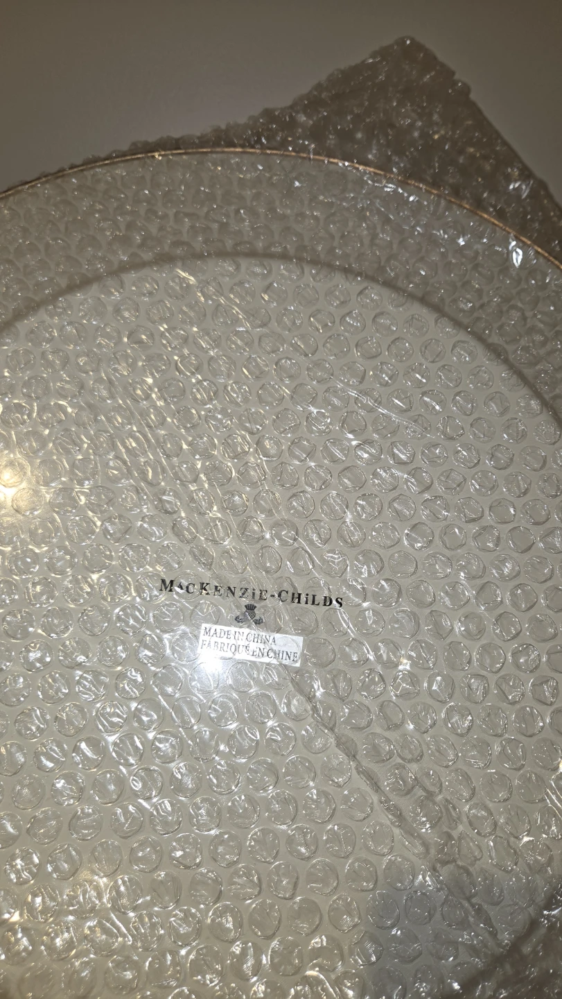Mackenzie-Childs Courtly Check Charger Plate - photo 4