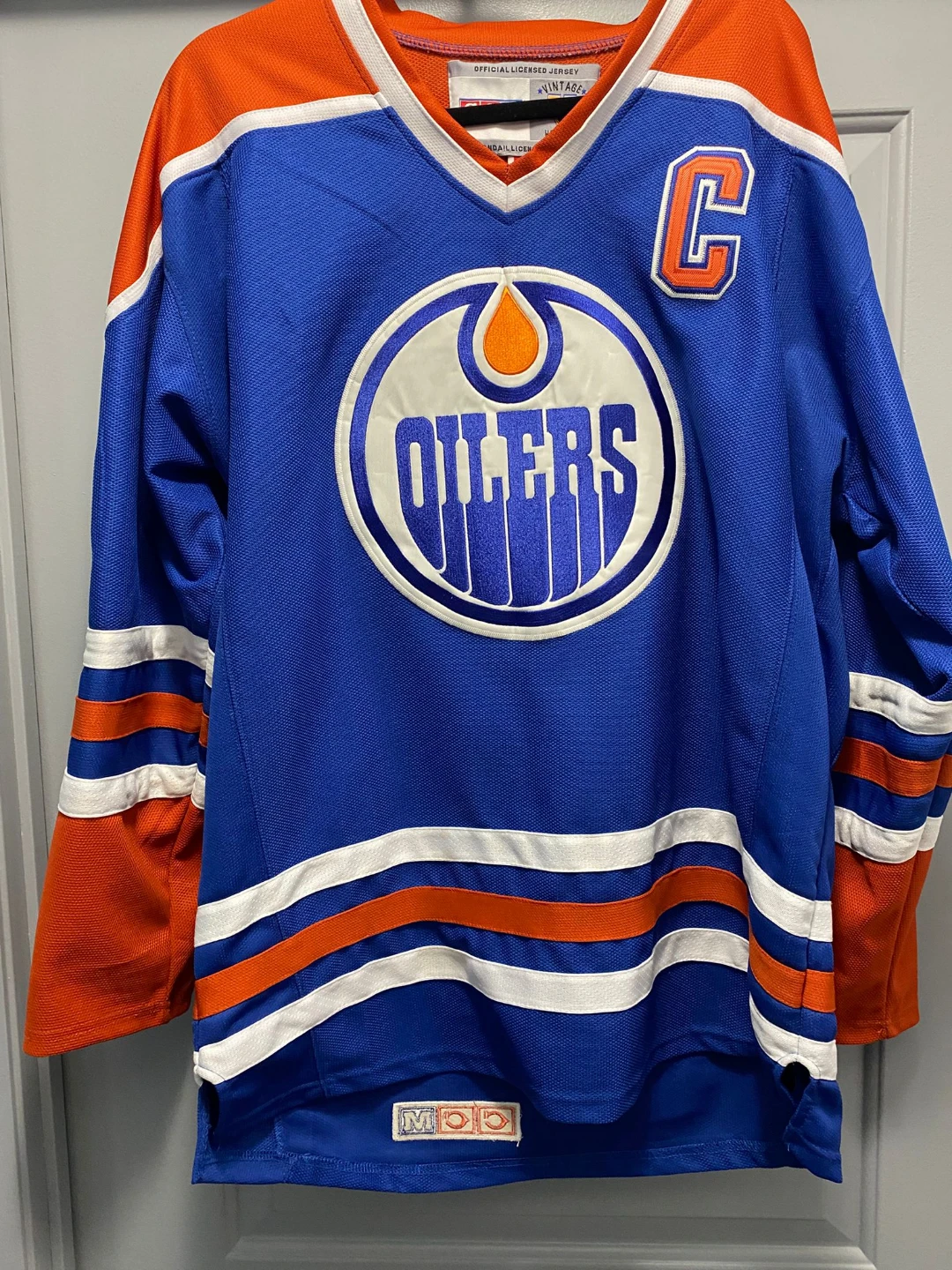 CCM Vintage Edmonton Oilers Gretzky 99 Hockey Jersey Size 52