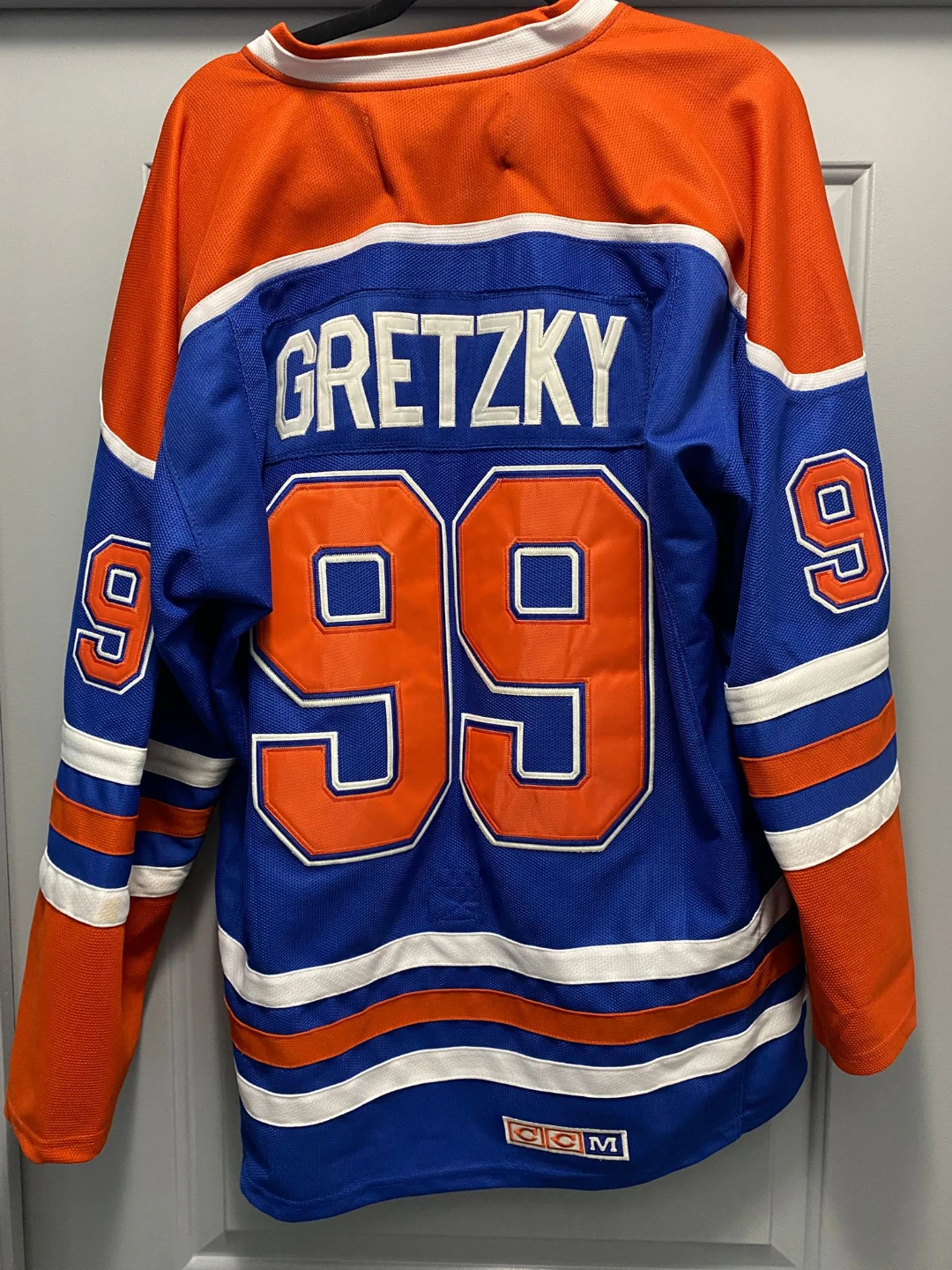 CCM Vintage Edmonton Oilers Gretzky 99 Hockey Jersey Size 52 - photo 2