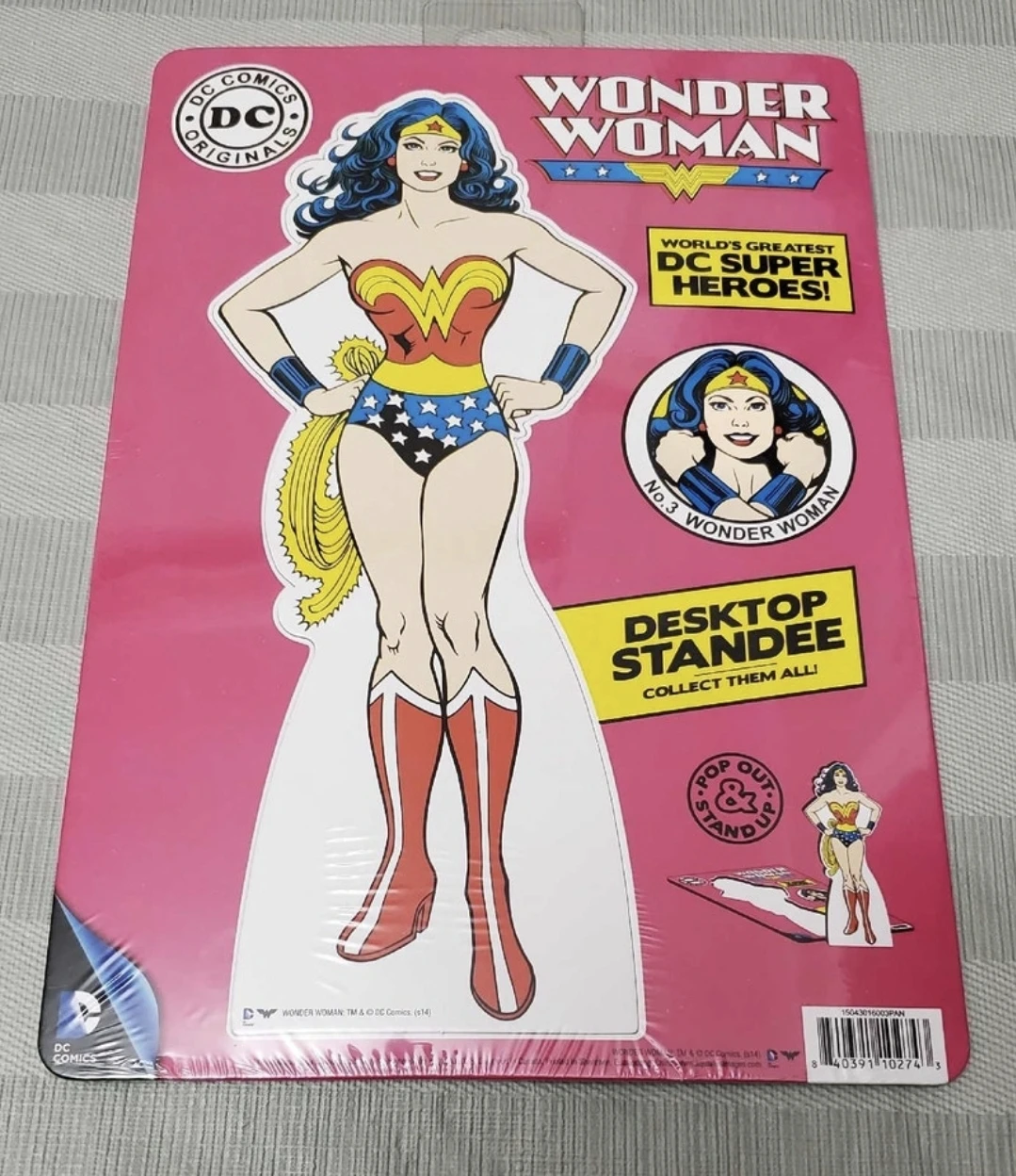 New DC comics wonder woman desktop standee