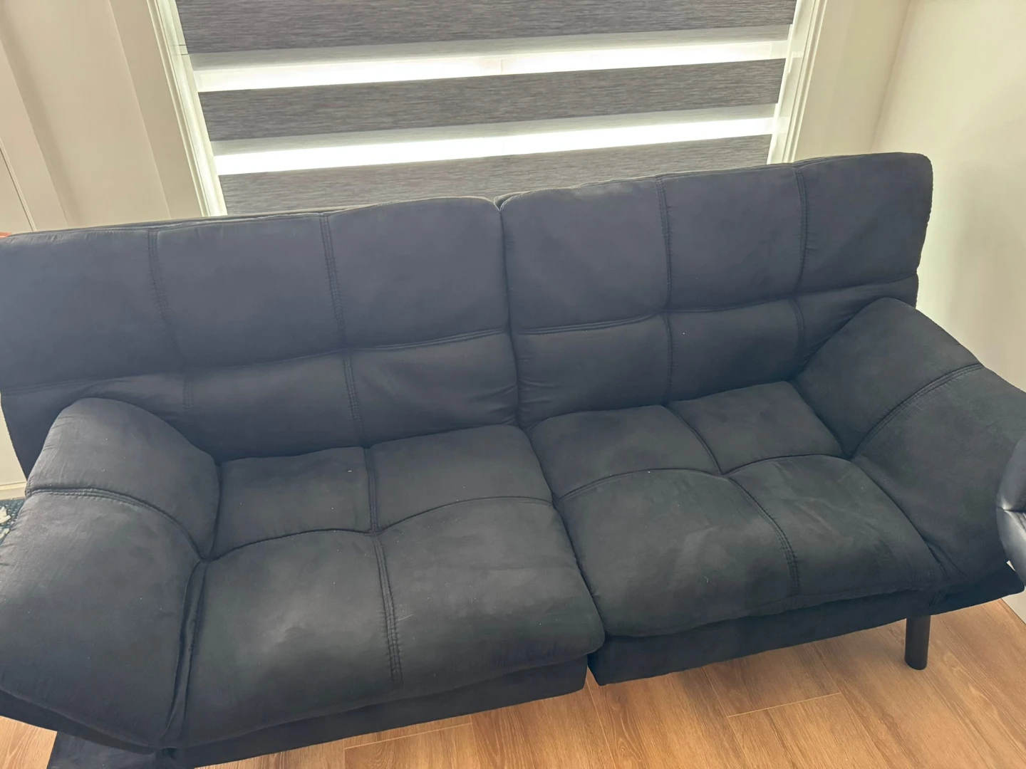 Black Futon Sofa Bed - photo 2