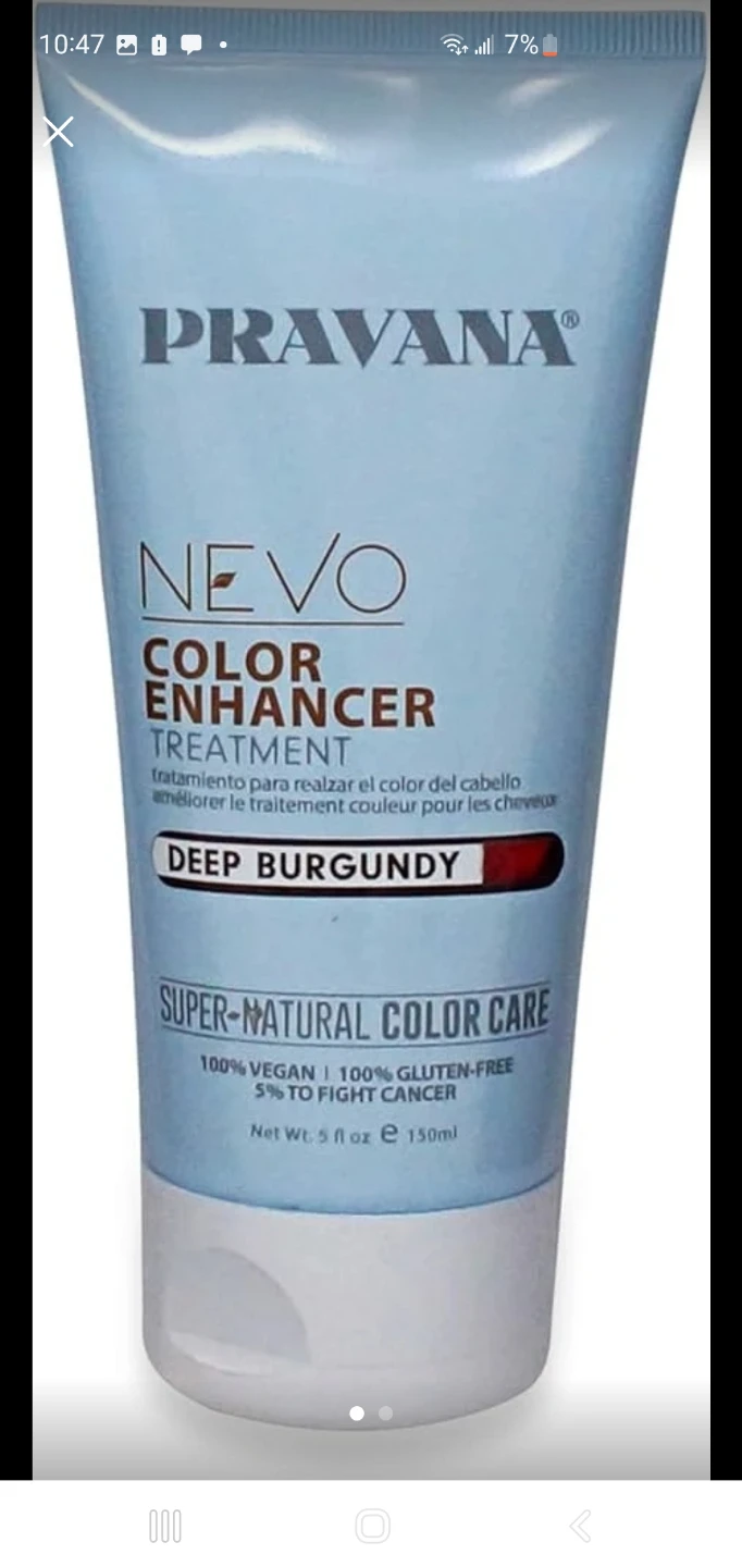 Pravana NEVO Deep Burgundy Color Enhancer Treatment 5 oz - photo 2