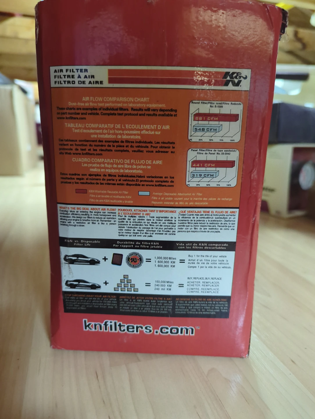 K&N High-Flow Air Filter - photo 4